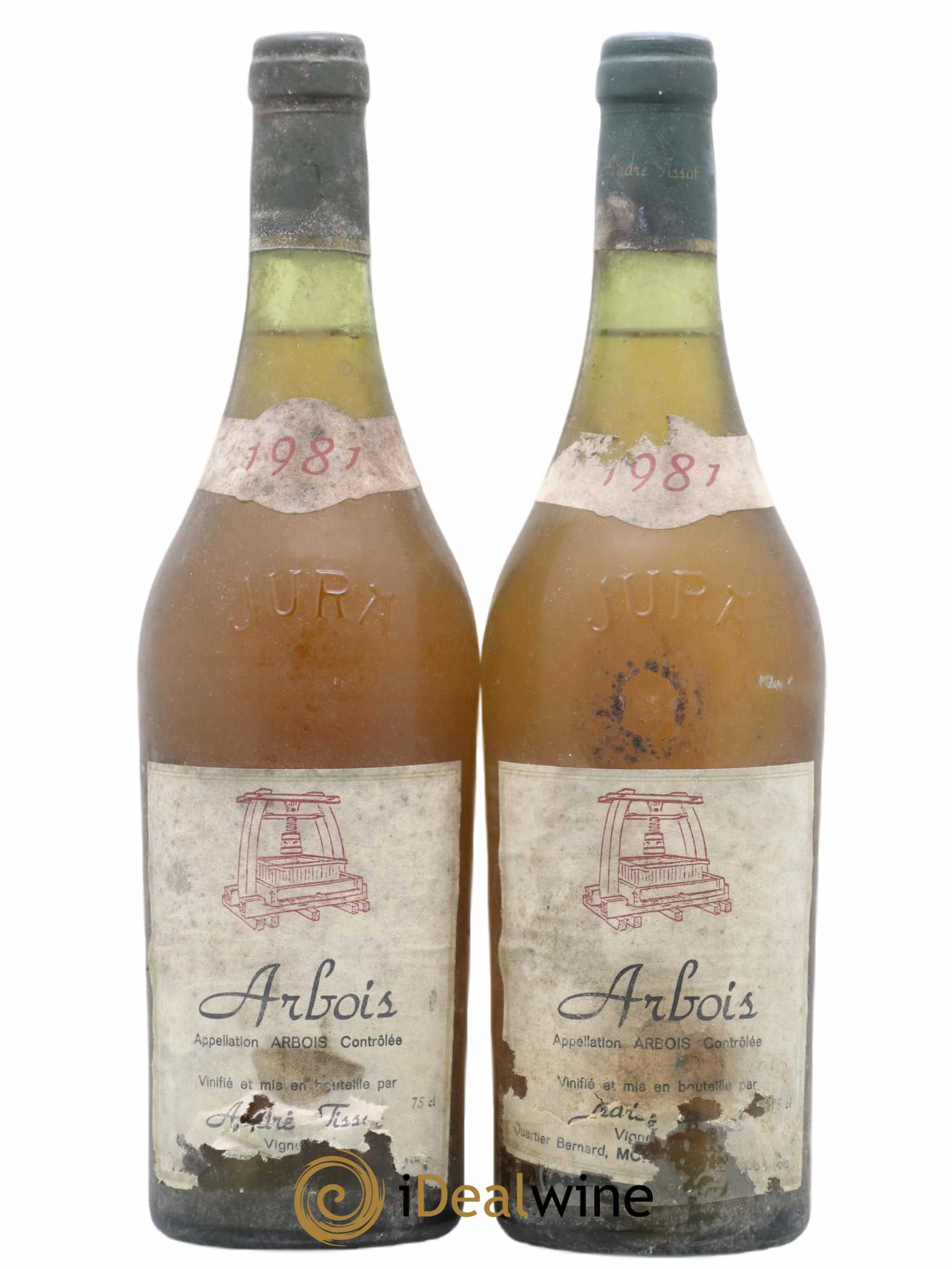 Arbois Andre Tissot Tradition 1981 - Posten von 2 Flaschen - 0