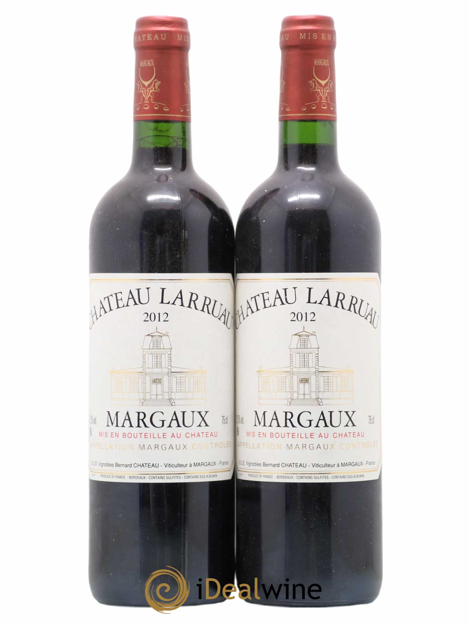 Château Larruau (sans prix de réserve) 2012 - Lot de 2 bouteilles - 0