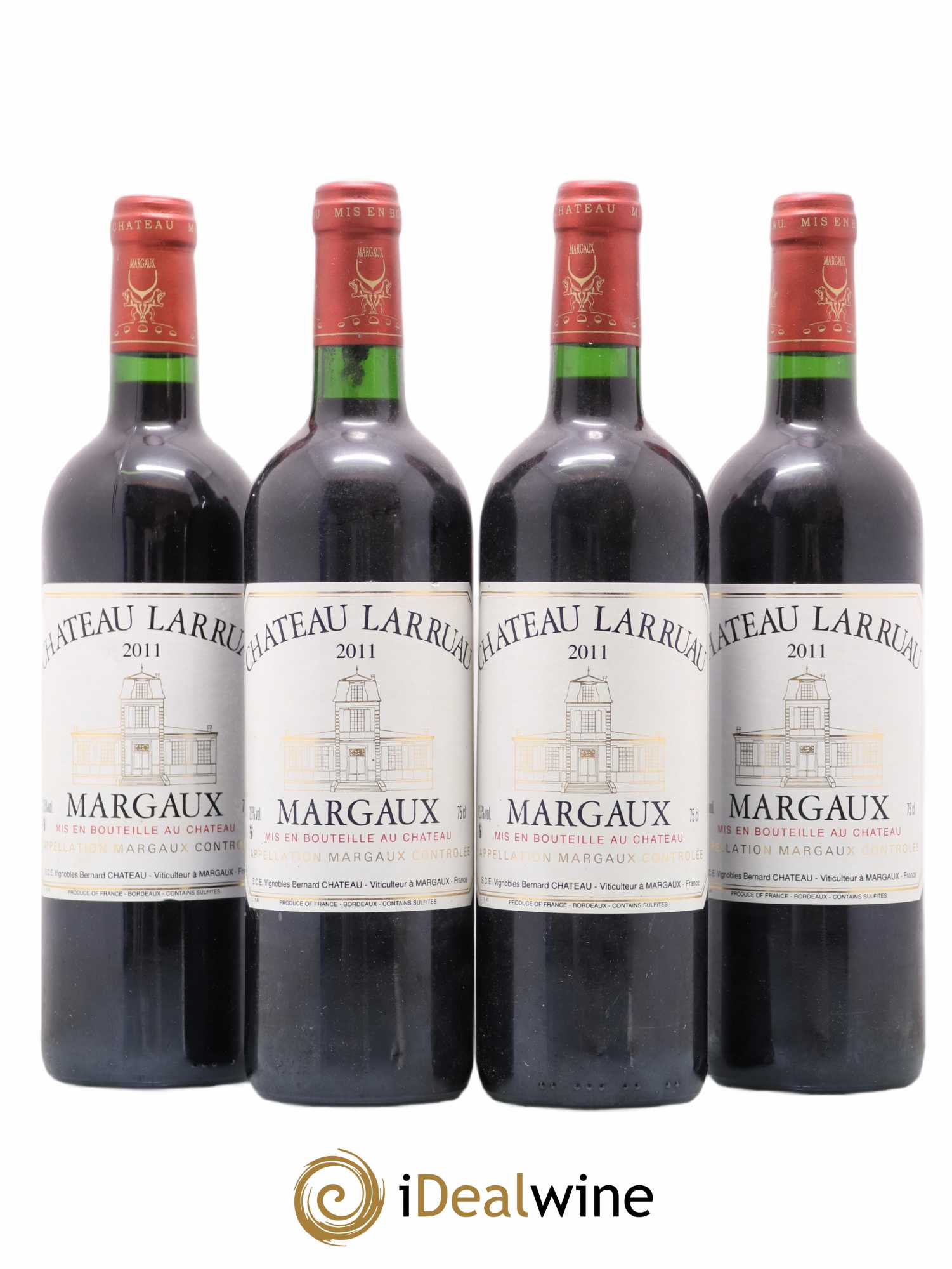 Château Larruau (sans prix de réserve) 2011 - Lot de 4 bouteilles - 0
