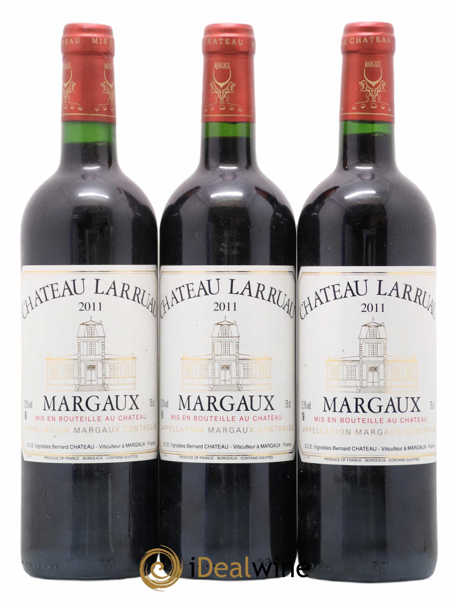 Château Larruau (sans prix de réserve) 2011 - Lot de 3 bouteilles - 0