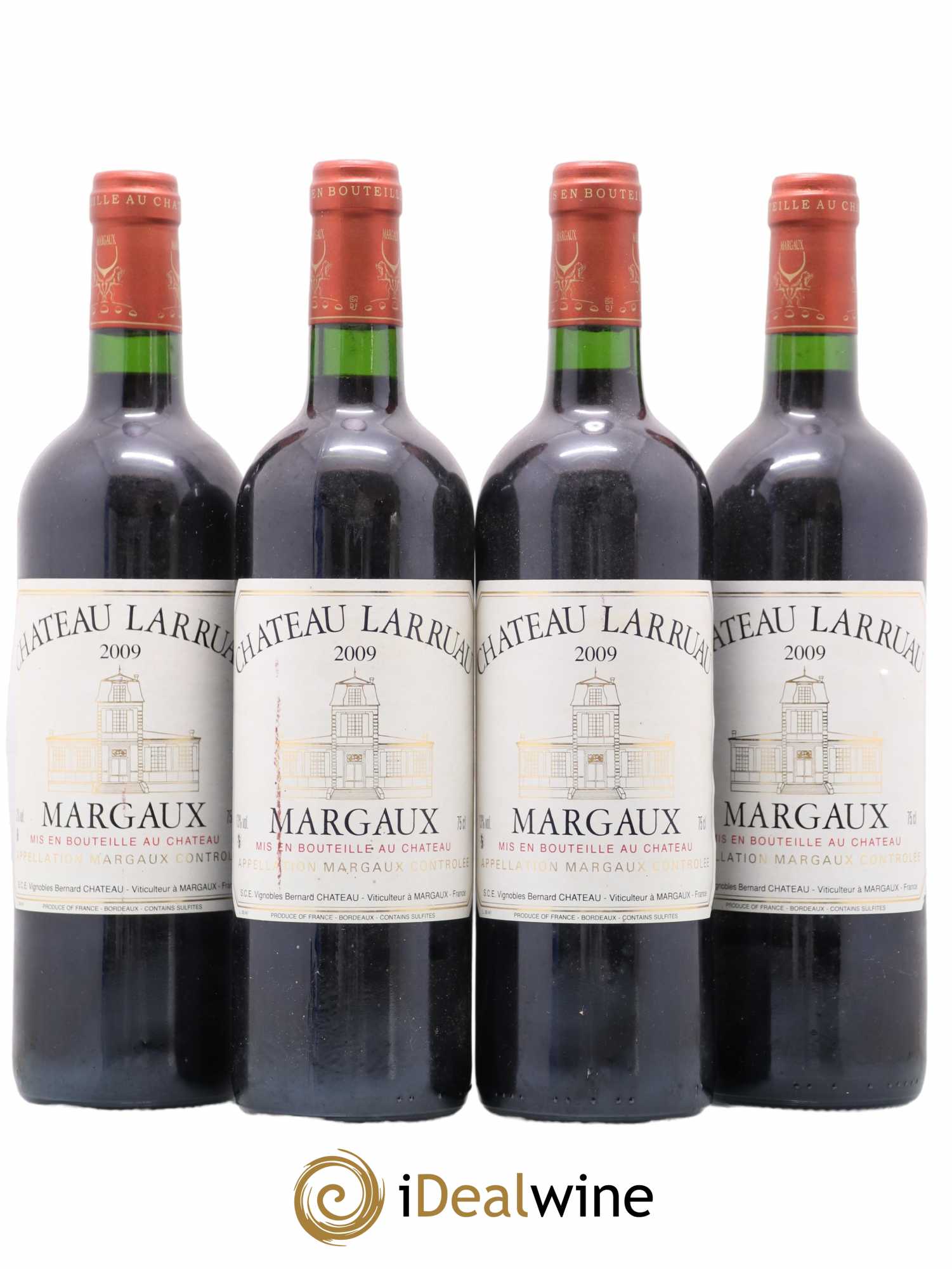 Château Larruau 2009 - Lot de 4 bouteilles - 0