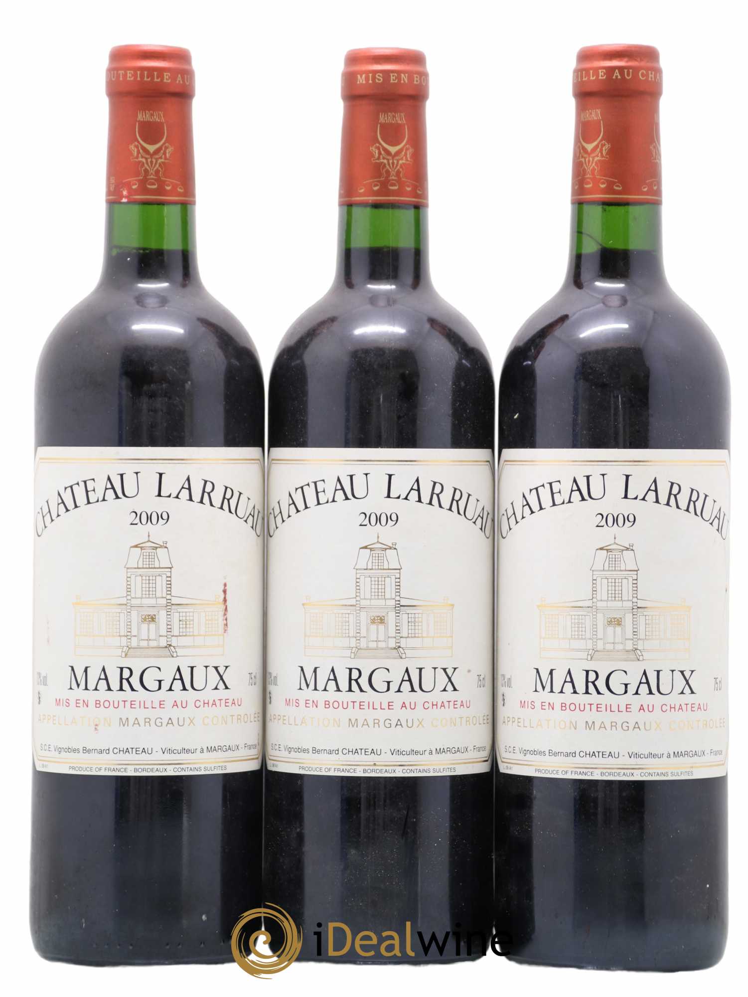 Château Larruau 2009 - Lot de 3 bouteilles - 0