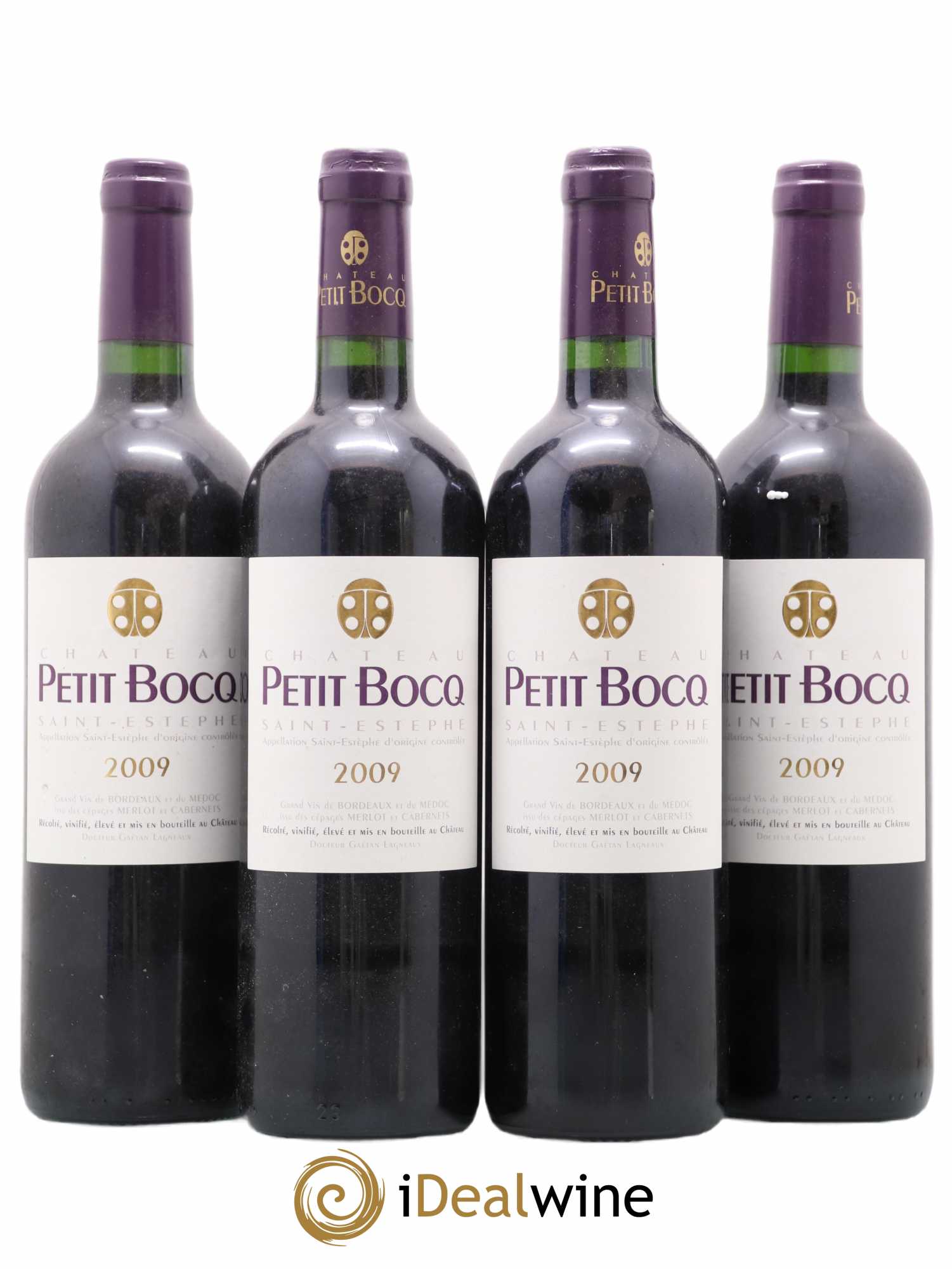 Château Petit Bocq Cru Bourgeois (sans prix de réserve) 2009 - Lot de 4 bouteilles - 0