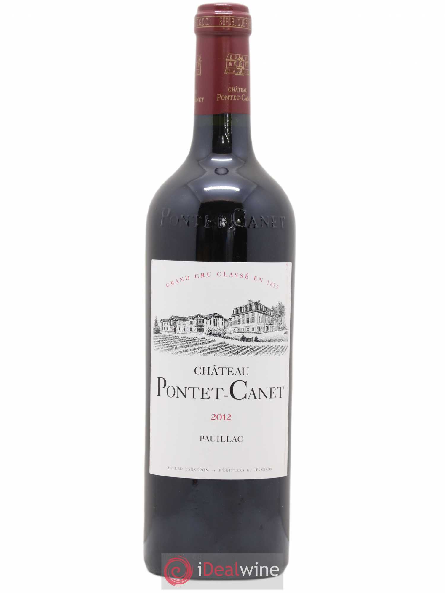Château Pontet Canet 5ème Grand Cru Classé 2012 - Lot de 1 bouteille - 0