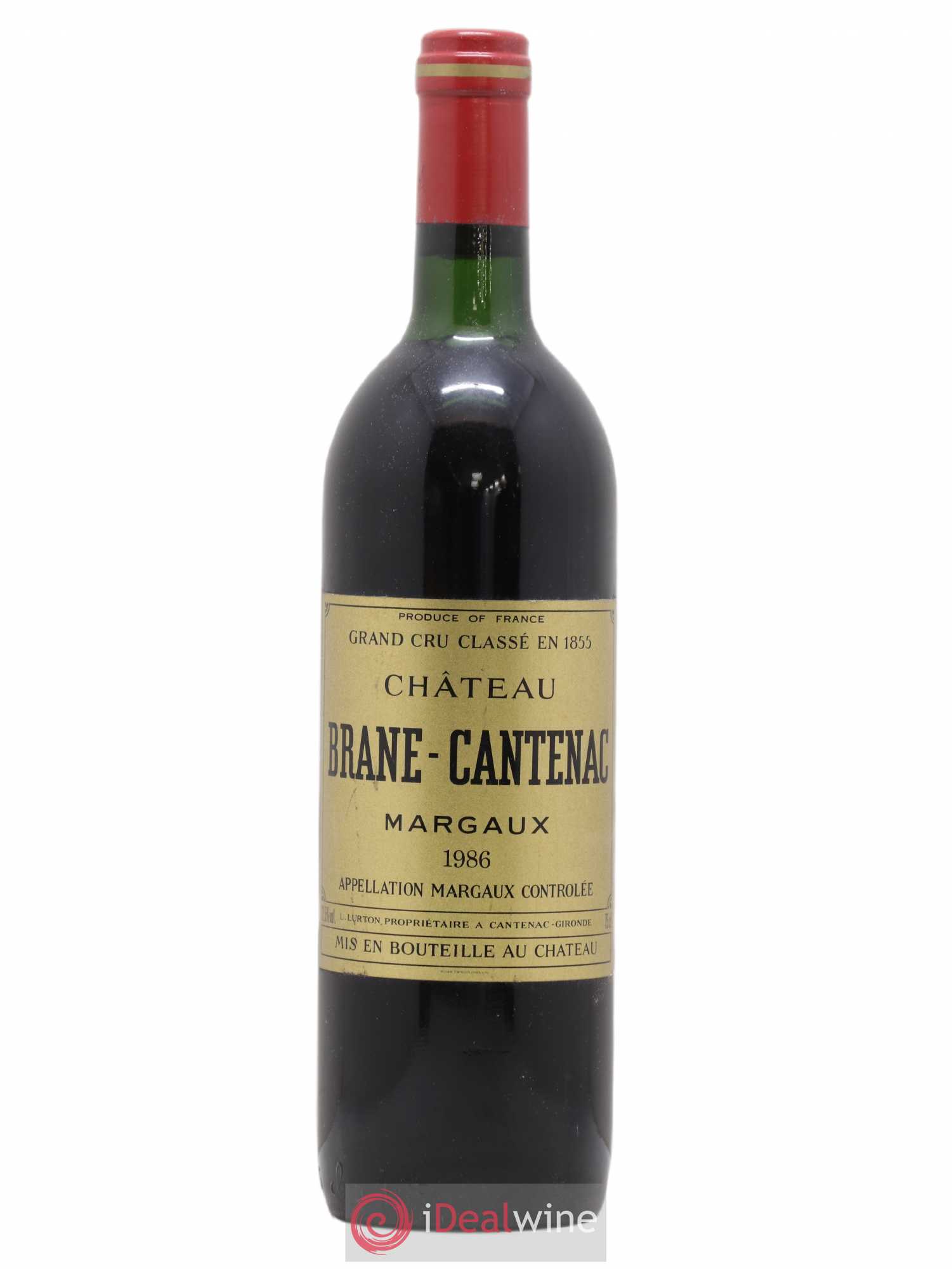 Château Brane Cantenac 2ème Grand Cru Classé 1986 - Lot de 1 bouteille - 0