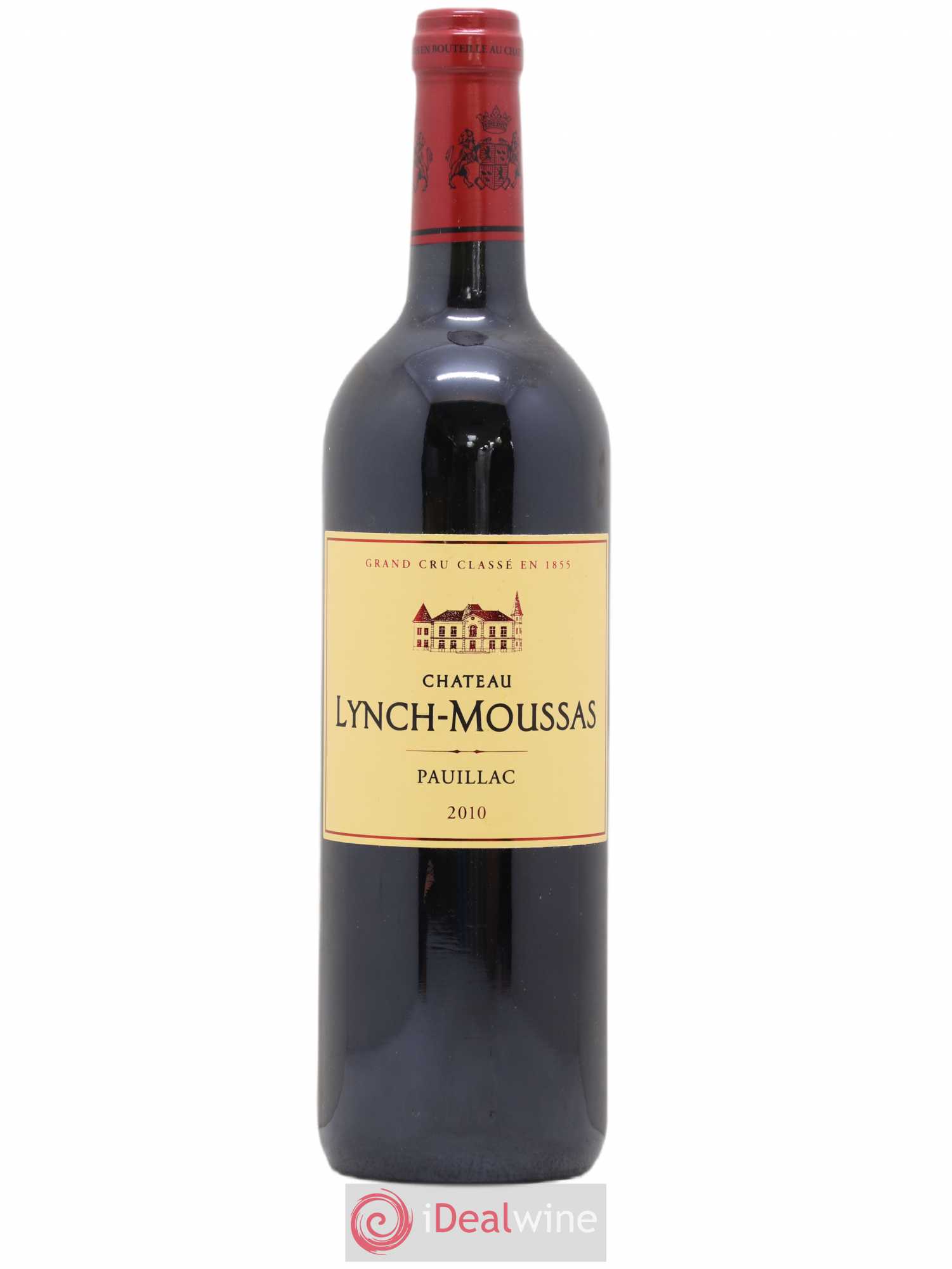 Château Lynch Moussas 5ème Grand Cru Classé 2010 - Lot de 1 bouteille - 0