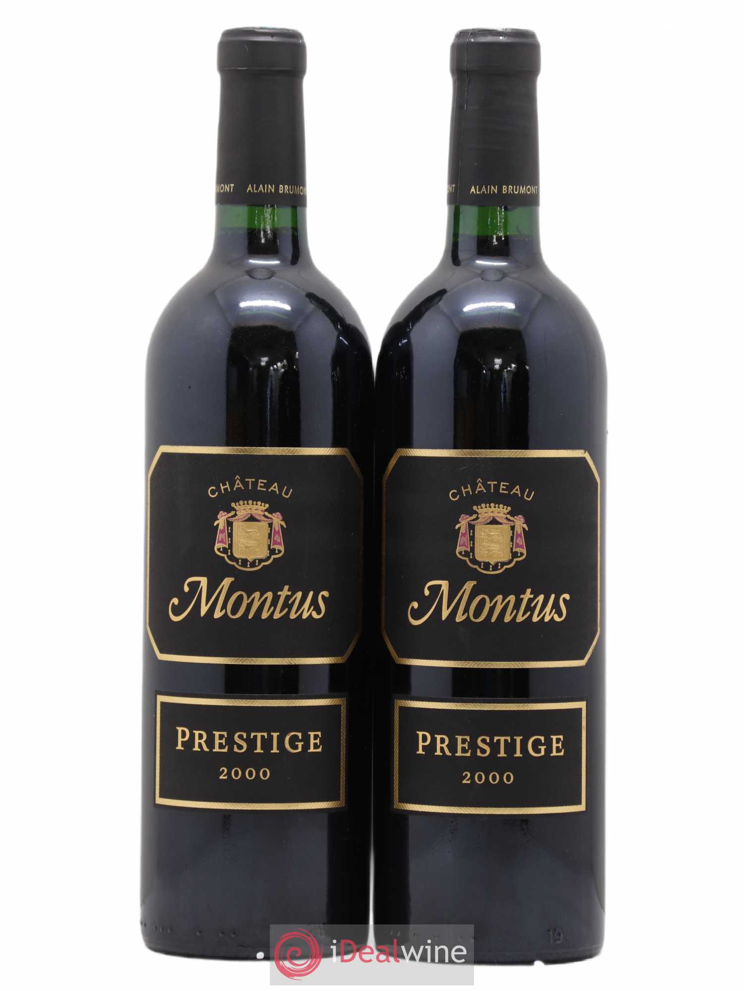 Madiran Château Montus-Prestige Alain Brumont 2000 - Lot de 2 bouteilles - 0