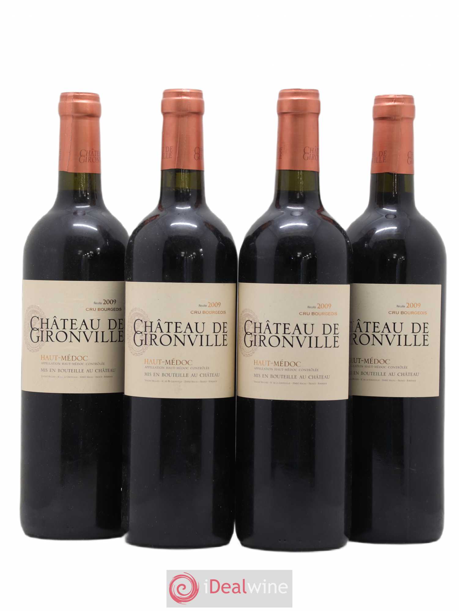 Château Gironville 2009 - Lot de 4 bouteilles - 0