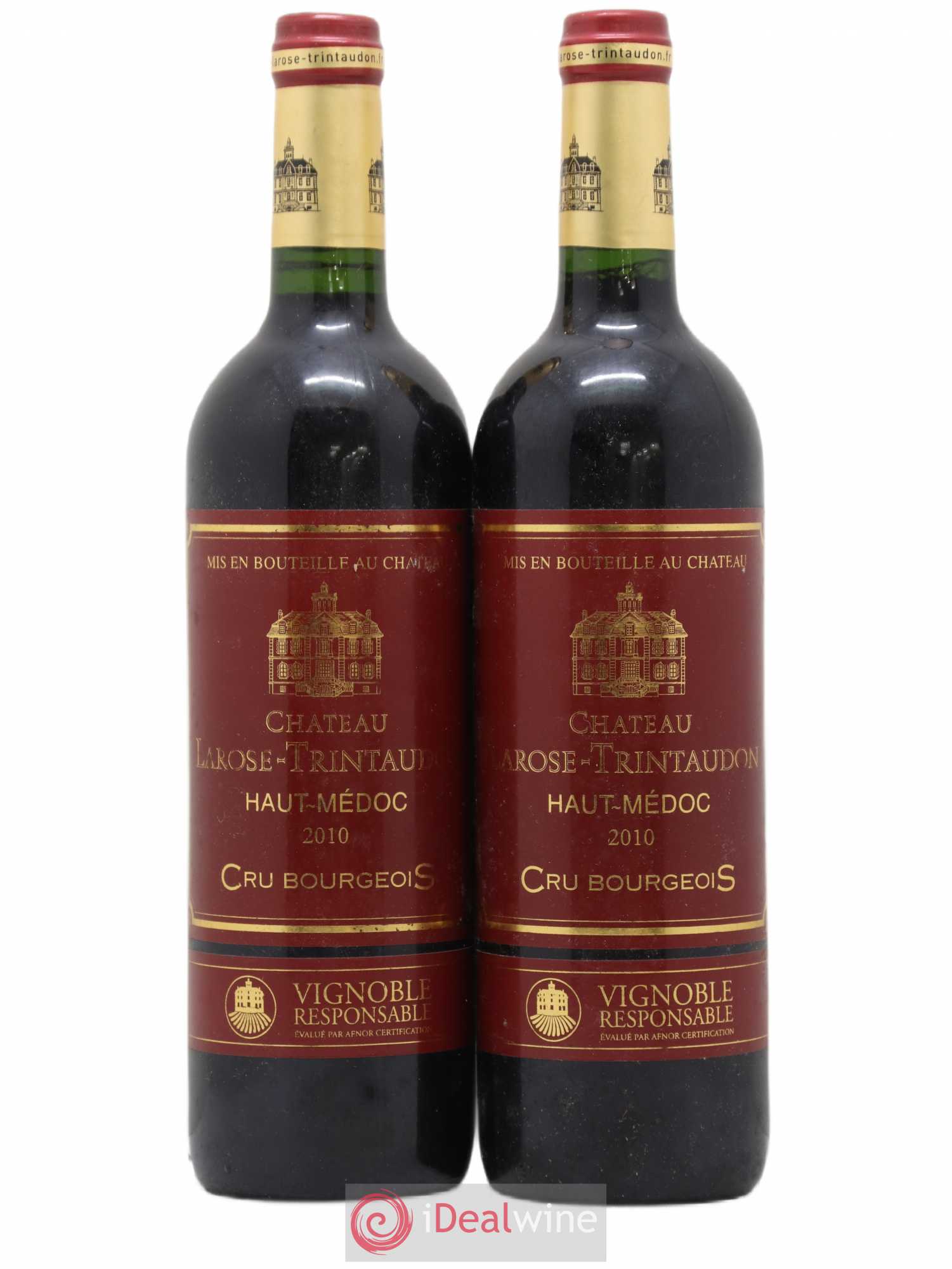Château Larose Trintaudon Cru Bourgeois 2010 - Lot de 2 bouteilles - 0