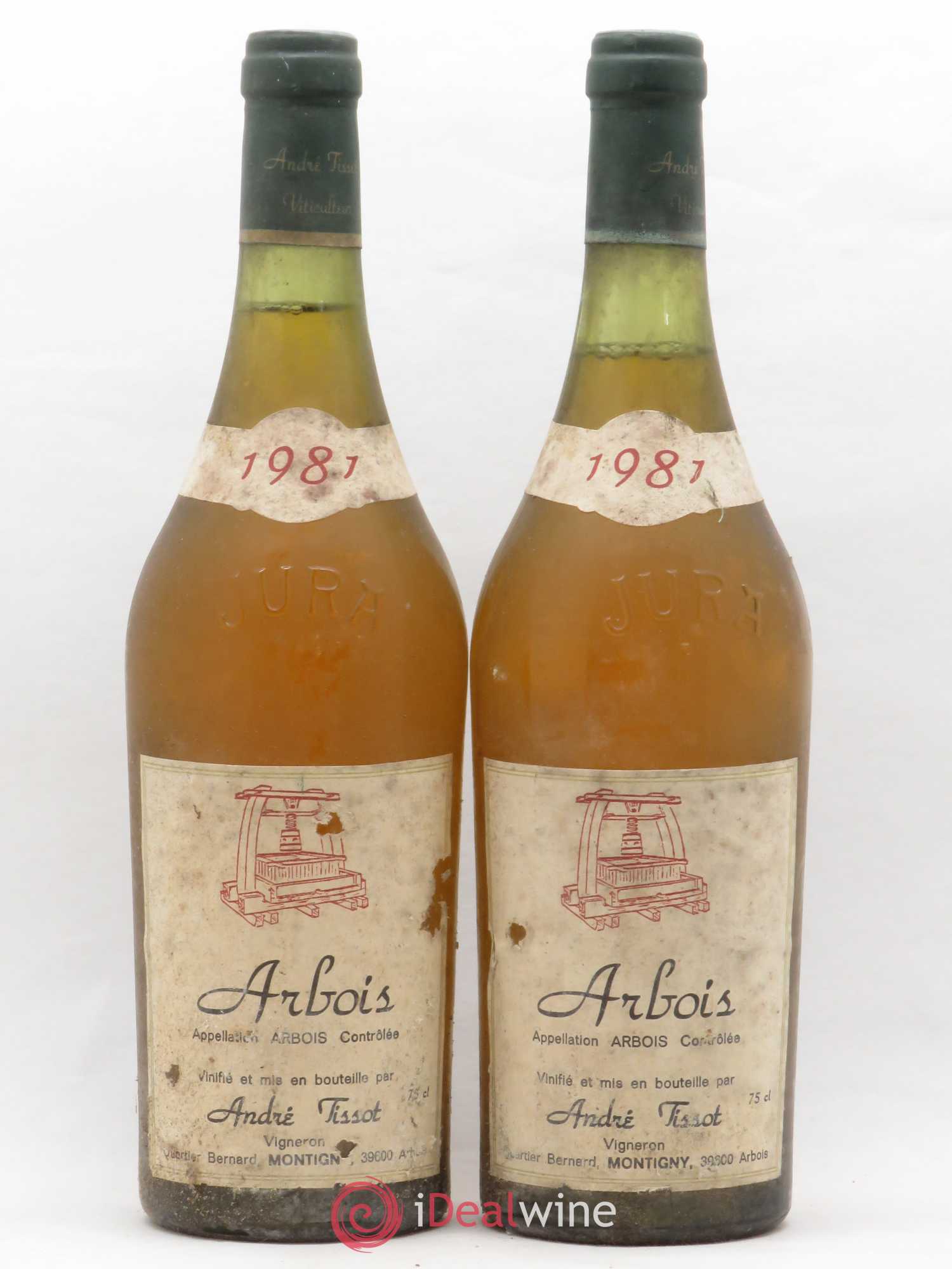 Arbois 1981 - Posten von 2 Flaschen - 0