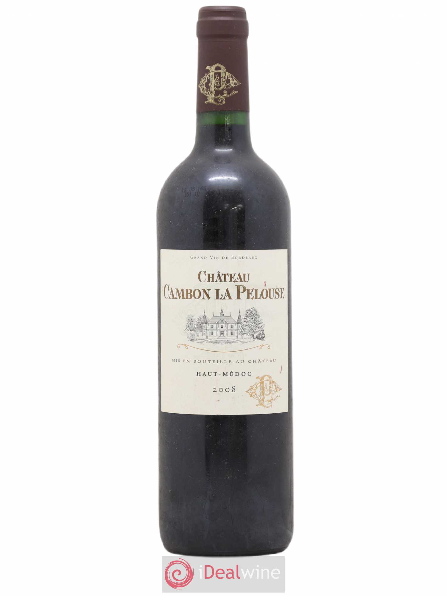 Château Cambon la Pelouse Cru Bourgeois (sans prix de réserve) 2008 - Lot de 1 bouteille - 0