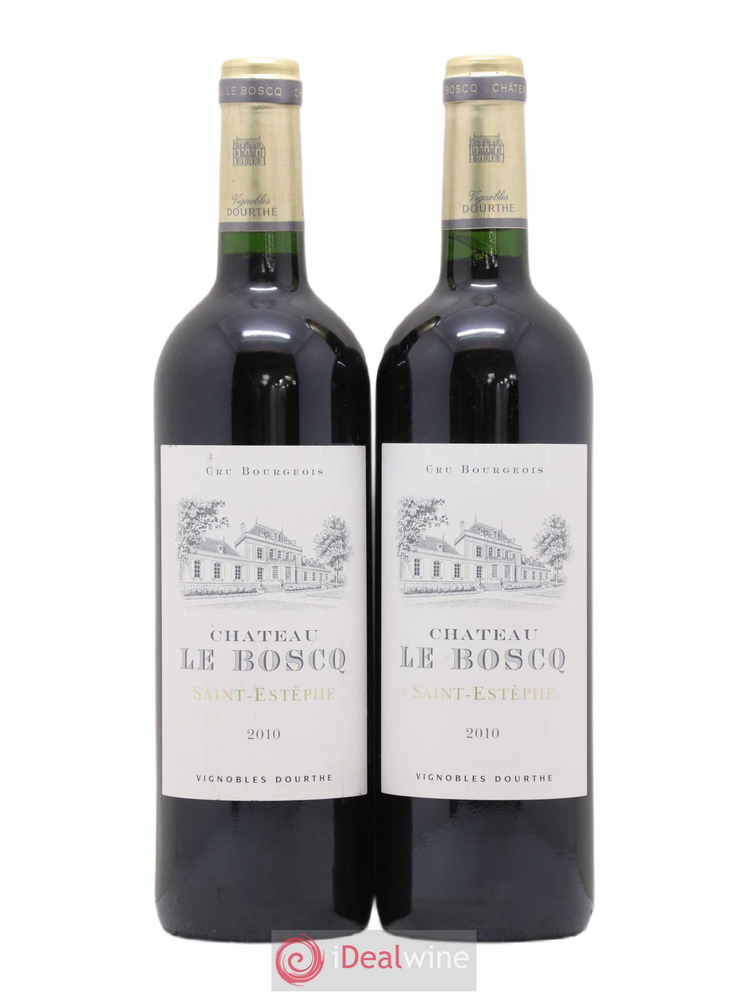 Château le Boscq Cru Bourgeois (sans prix de réserve) 2010 - Lot de 2 bouteilles - 0