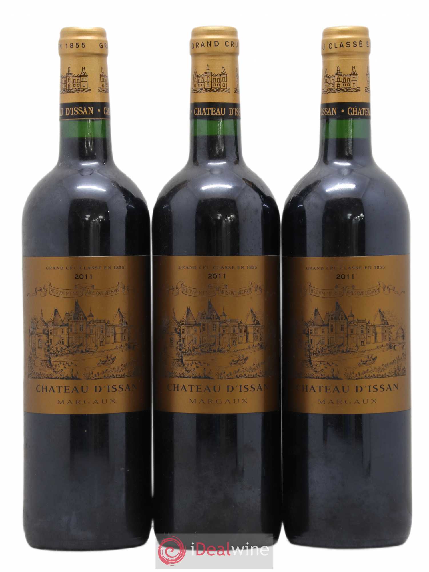 Château d'Issan 3ème Grand Cru Classé 2011 - Lot de 3 bouteilles - 0