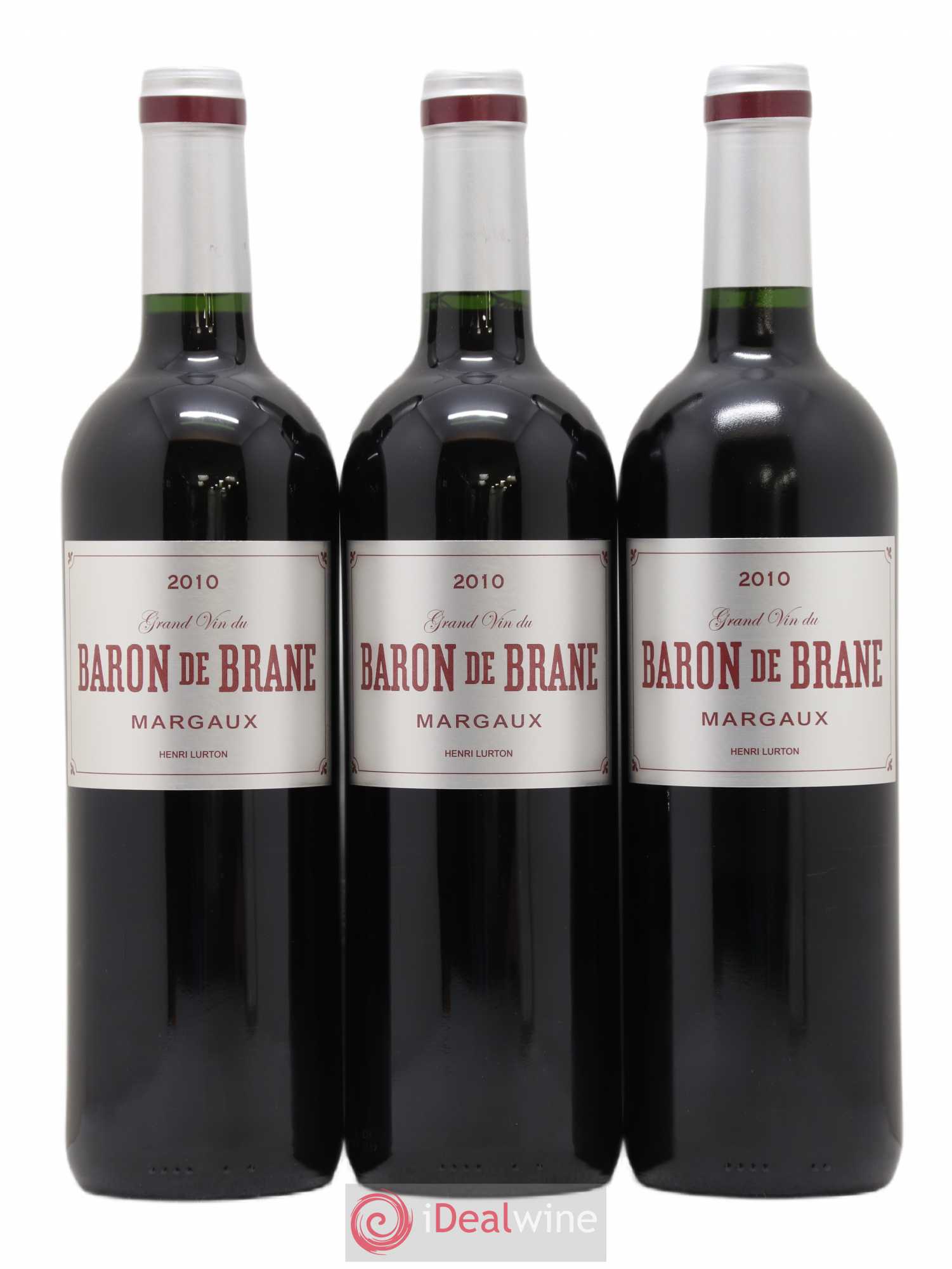 Baron de Brane Second Vin 2010 - Lot de 3 bouteilles - 0