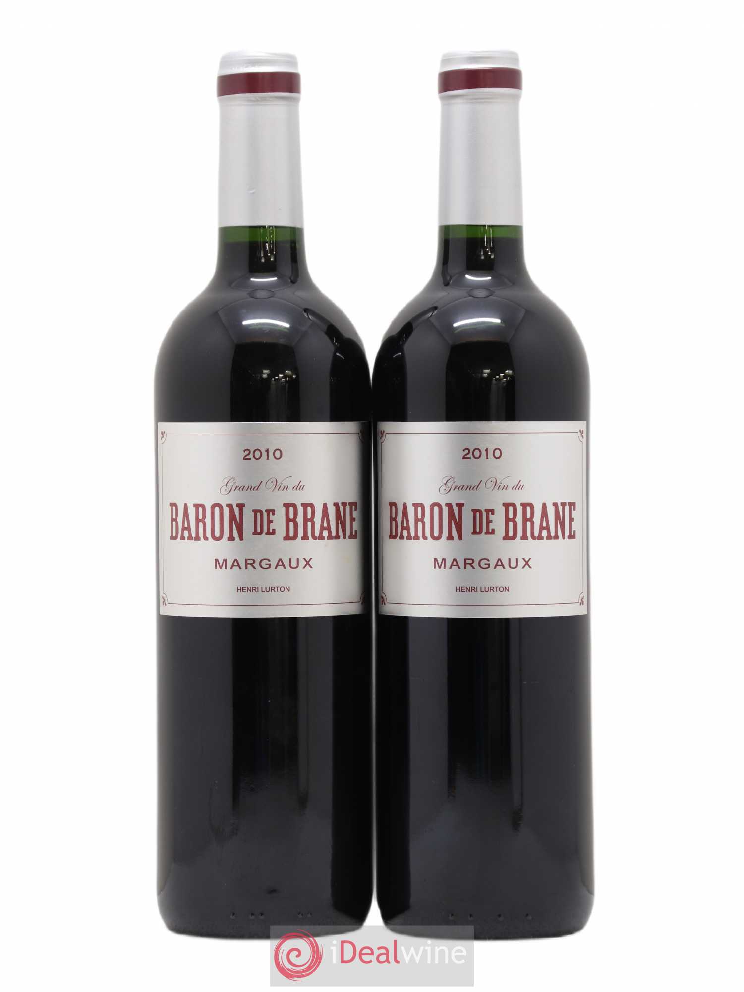 Baron de Brane Second Vin 2010 - Lot de 2 bouteilles - 0