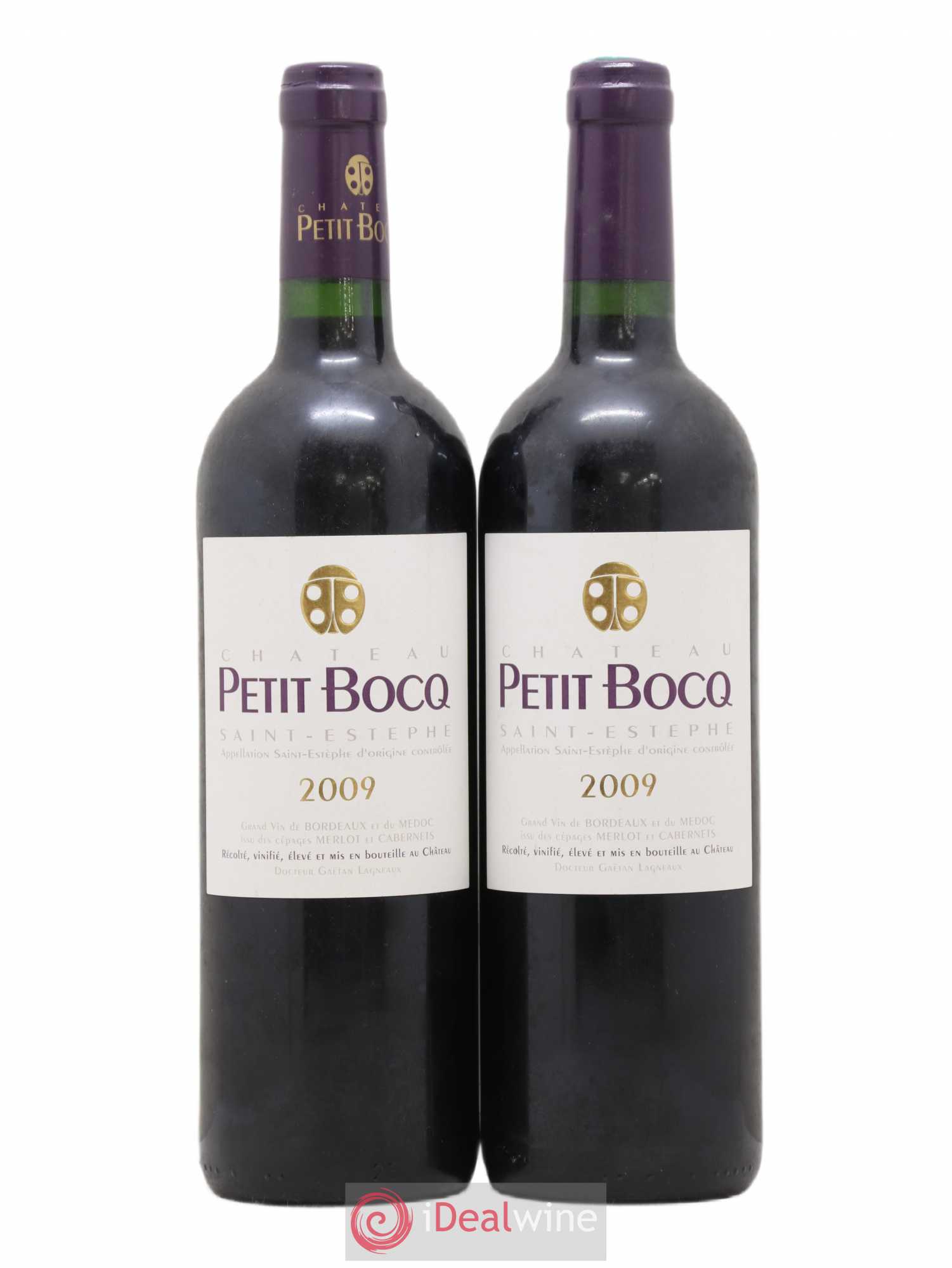 Château Petit Bocq Cru Bourgeois 2009 - Lot de 2 bouteilles - 0