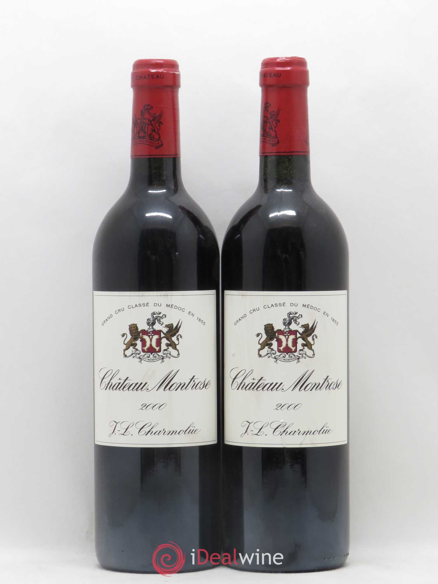 Château Montrose 2ème Grand Cru Classé 2000 - Lot de 2 bouteilles - 0