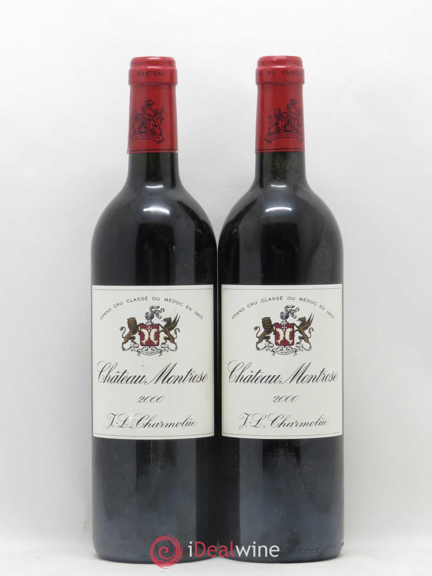 Château Montrose 2ème Grand Cru Classé 2000 - Lot de 2 bouteilles - 0