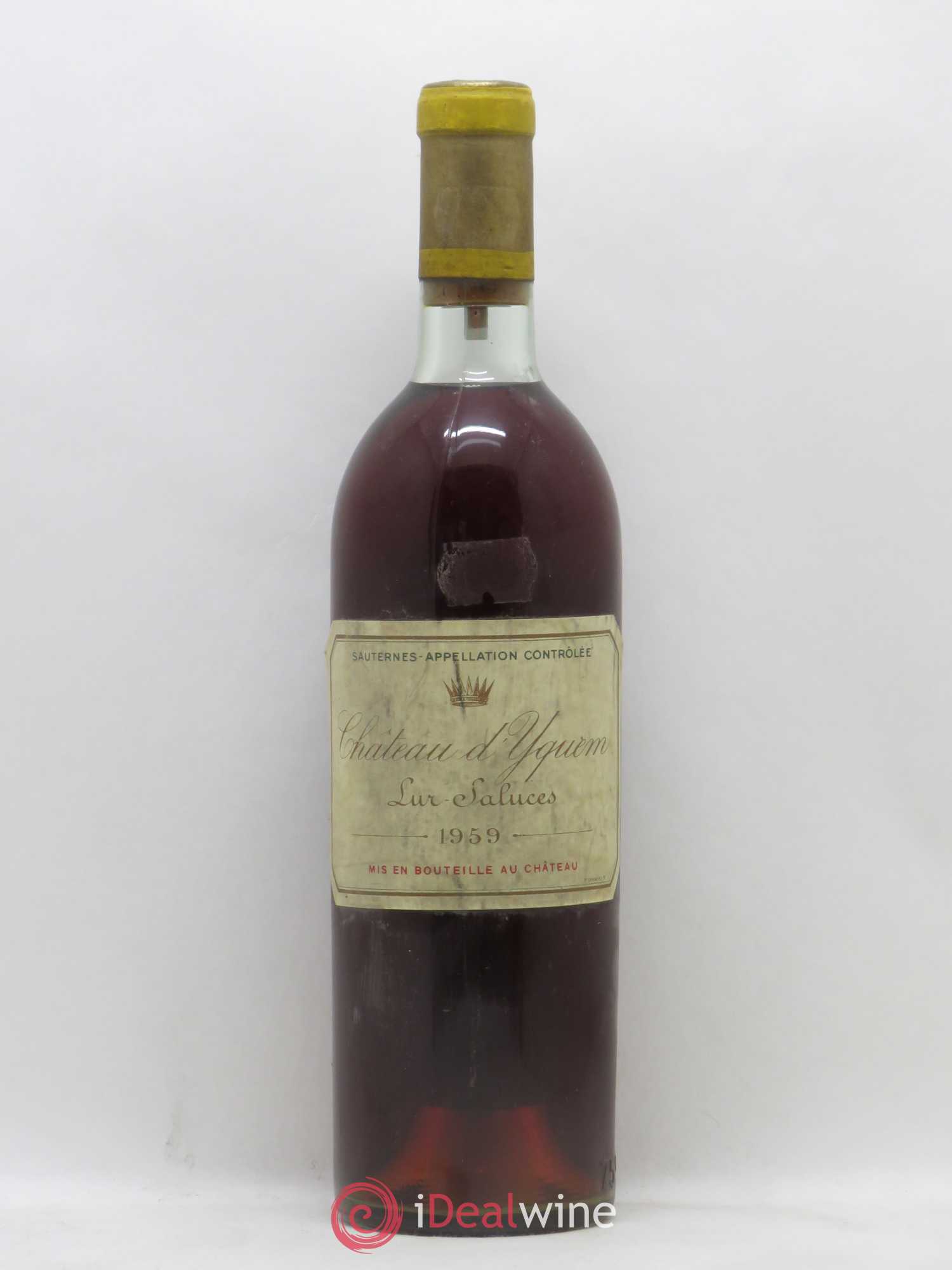 Château d' Yquem 1er Cru Classé Supérieur 1959 - Lotto di 1 bottiglia - 0