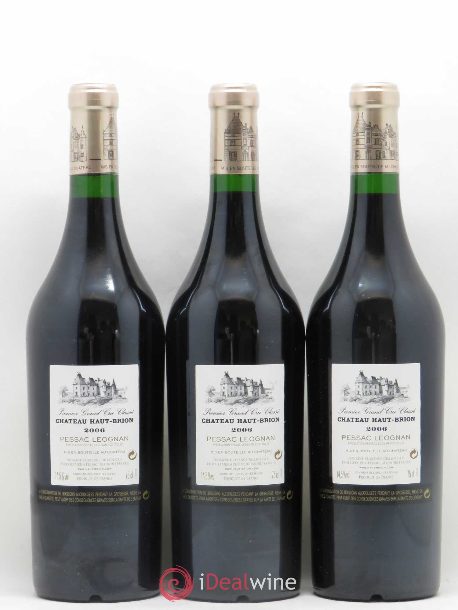 Château Haut Brion 1er Grand Cru Classé 2006 - Lot de 6 bouteilles - 4