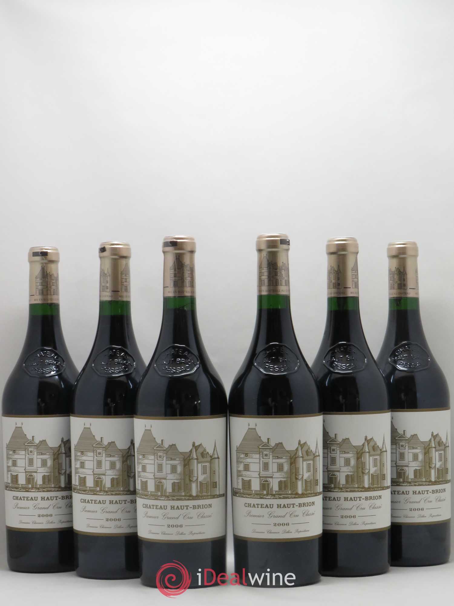 Château Haut Brion 1er Grand Cru Classé 2006 - Lot de 6 bouteilles - 0