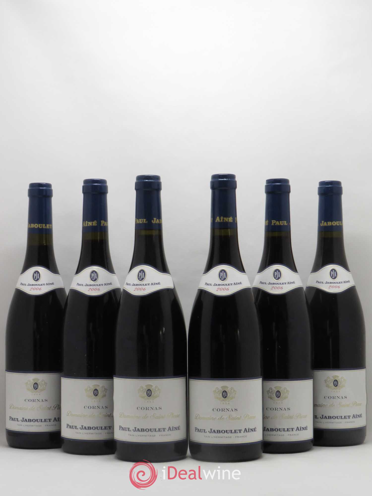 Cornas Domaine de Saint-Pierre Paul Jaboulet Ainé 2006 - Lot de 6 bouteilles - 0