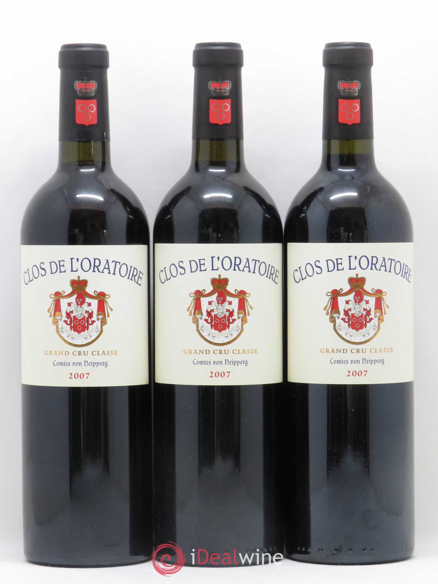Clos de l'Oratoire Grand Cru Classé 2007 - Lot de 12 bouteilles - 2