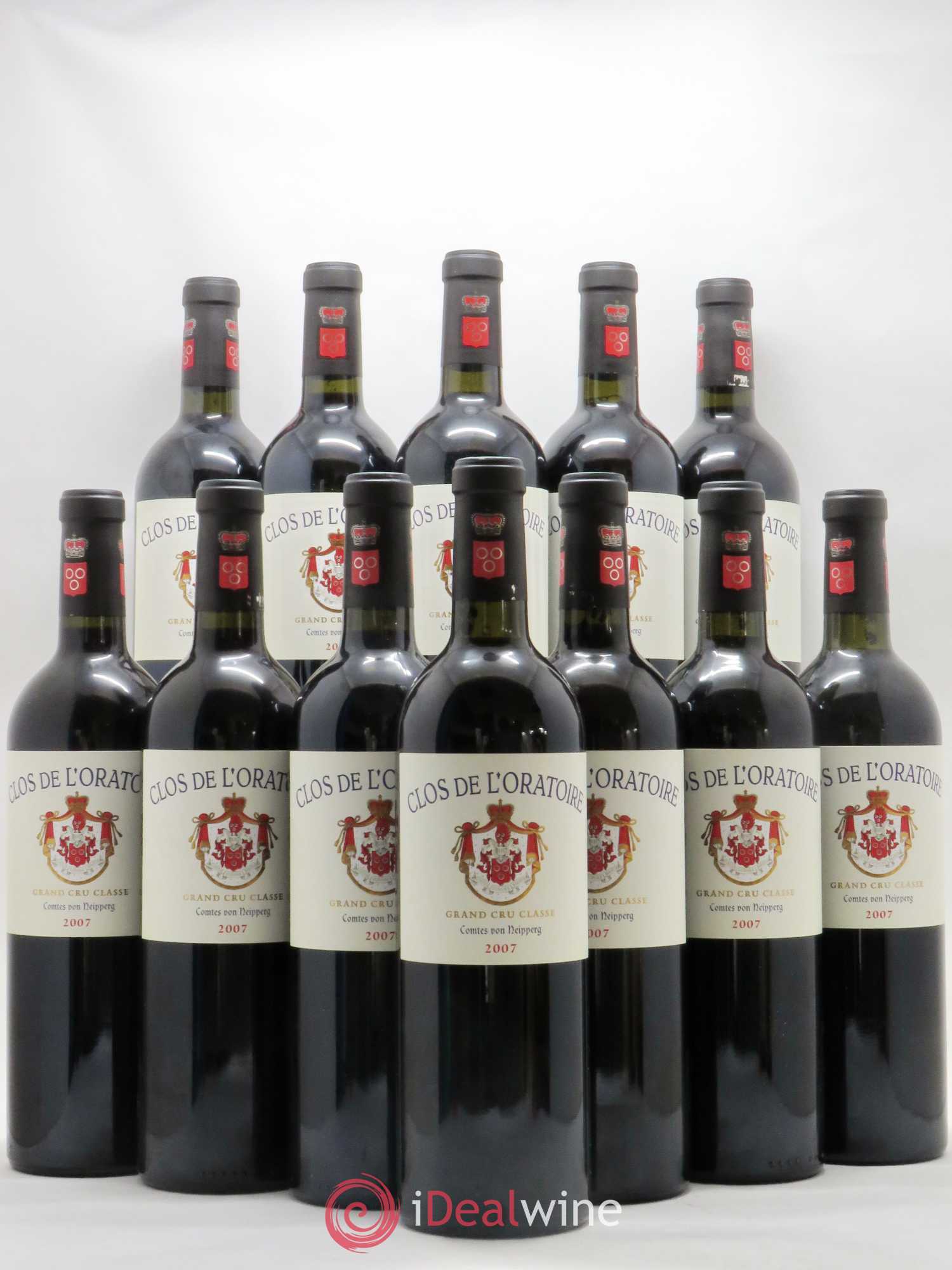 Clos de l'Oratoire Grand Cru Classé 2007 - Lot de 12 bouteilles - 0