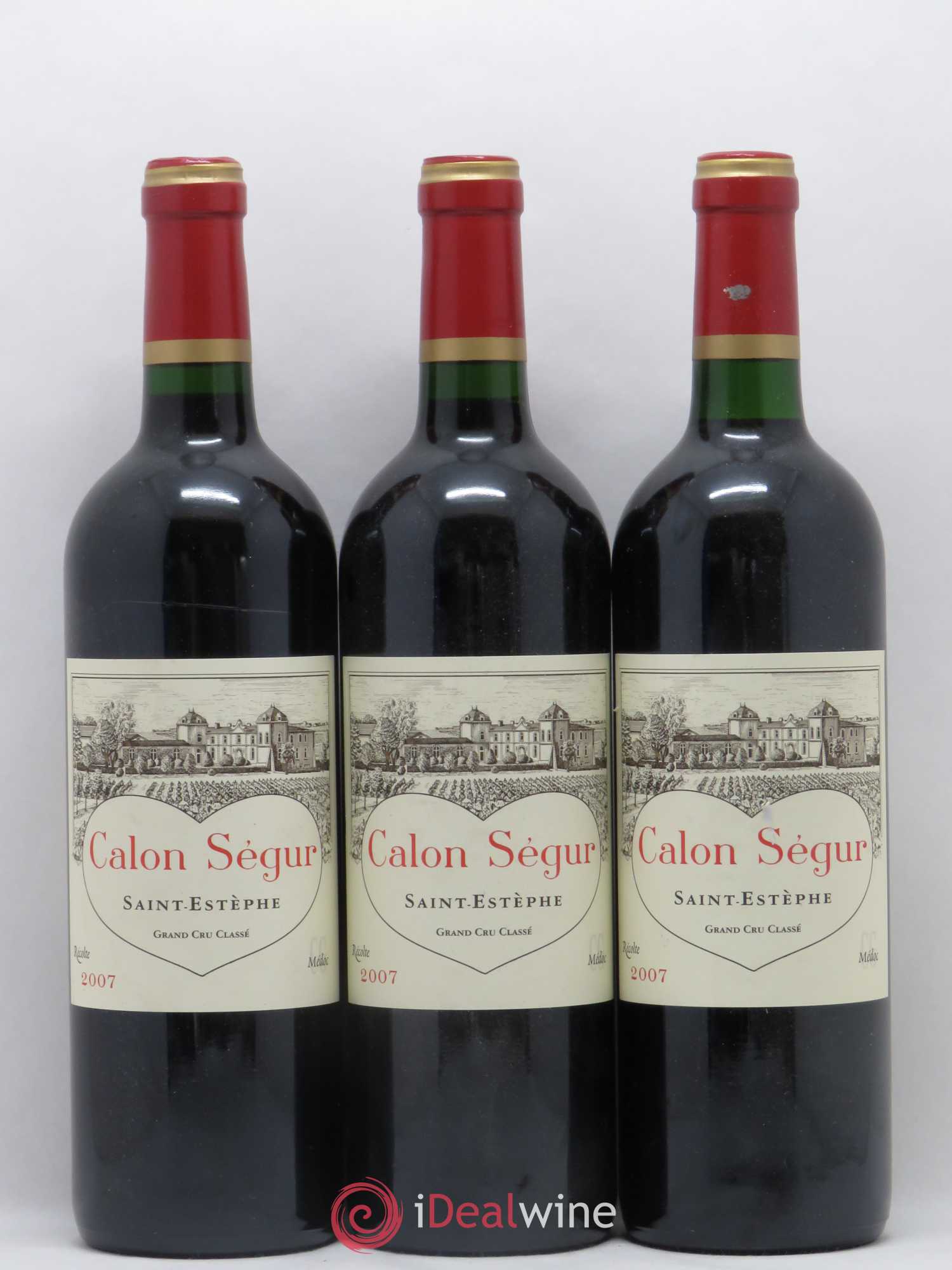 Château Calon Ségur 3ème Grand Cru Classé 2007 - Lot de 6 bouteilles - 1