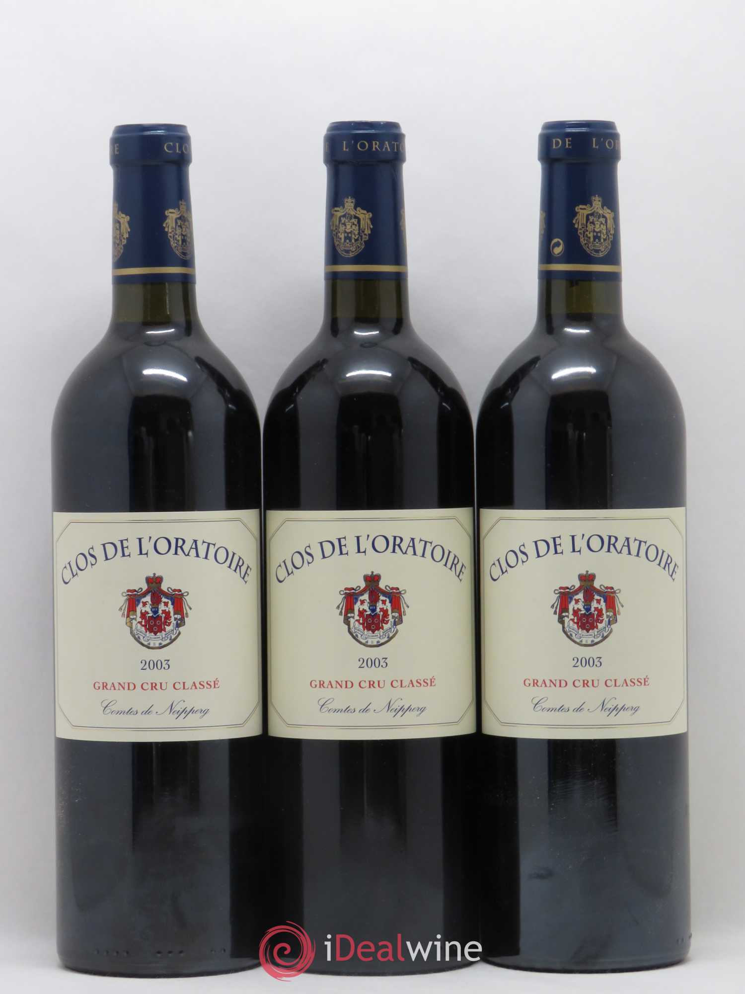 Clos de l'Oratoire Grand Cru Classé 2003 - Lot de 6 bouteilles - 2