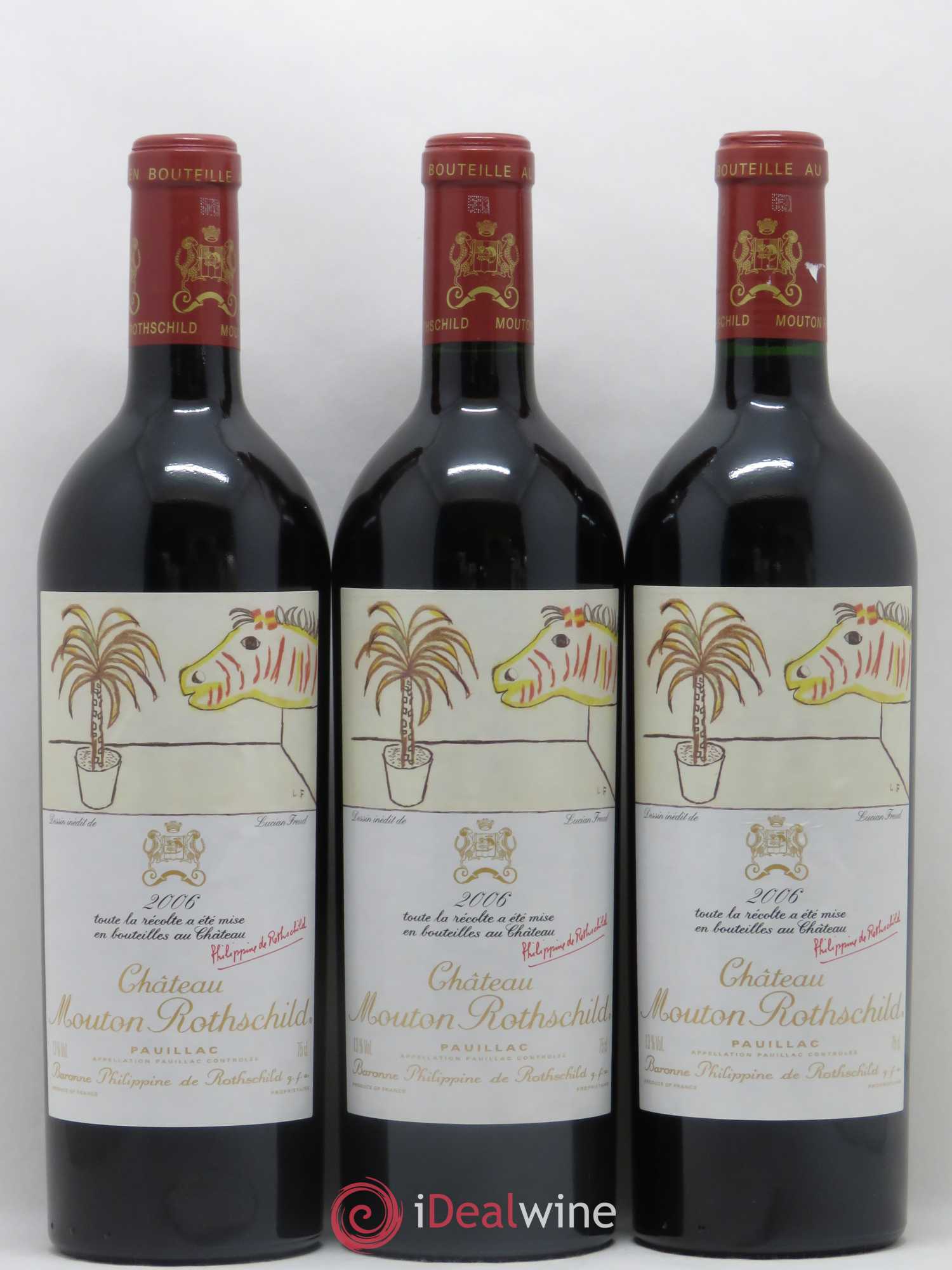 Château Mouton Rothschild 1er Grand Cru Classé 2006 - Lot de 6 bouteilles - 3