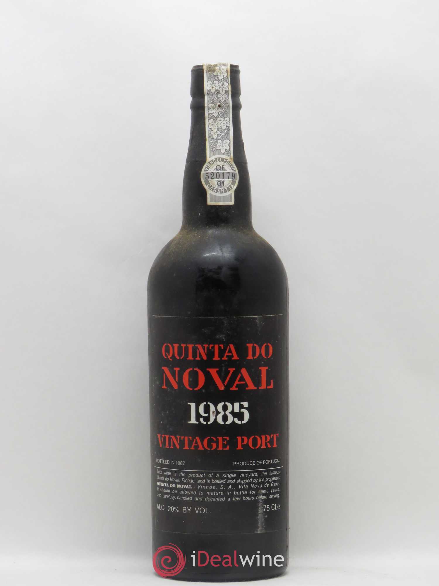 Porto Quinta Do Noval Vintage Vintage Port 1985 - Lot de 1 bouteille - 0