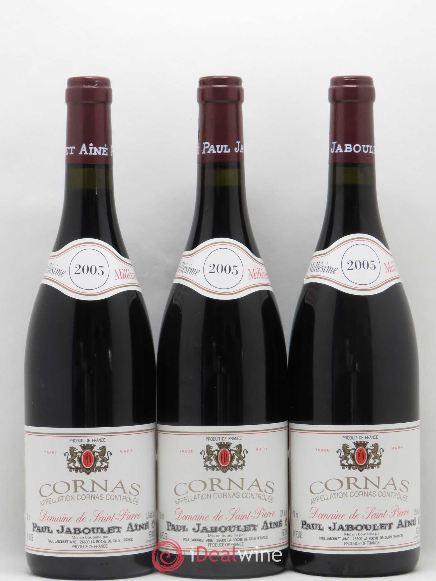 Cornas Domaine de Saint-Pierre Paul Jaboulet Ainé 2005 - Lot de 6 bouteilles - 2