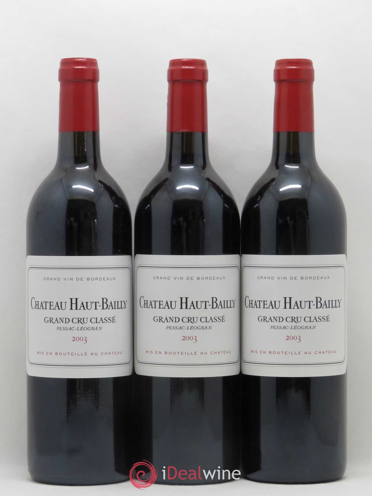 Château Haut-Bailly Cru Classé de Graves 2003 - Lot de 12 bouteilles - 2