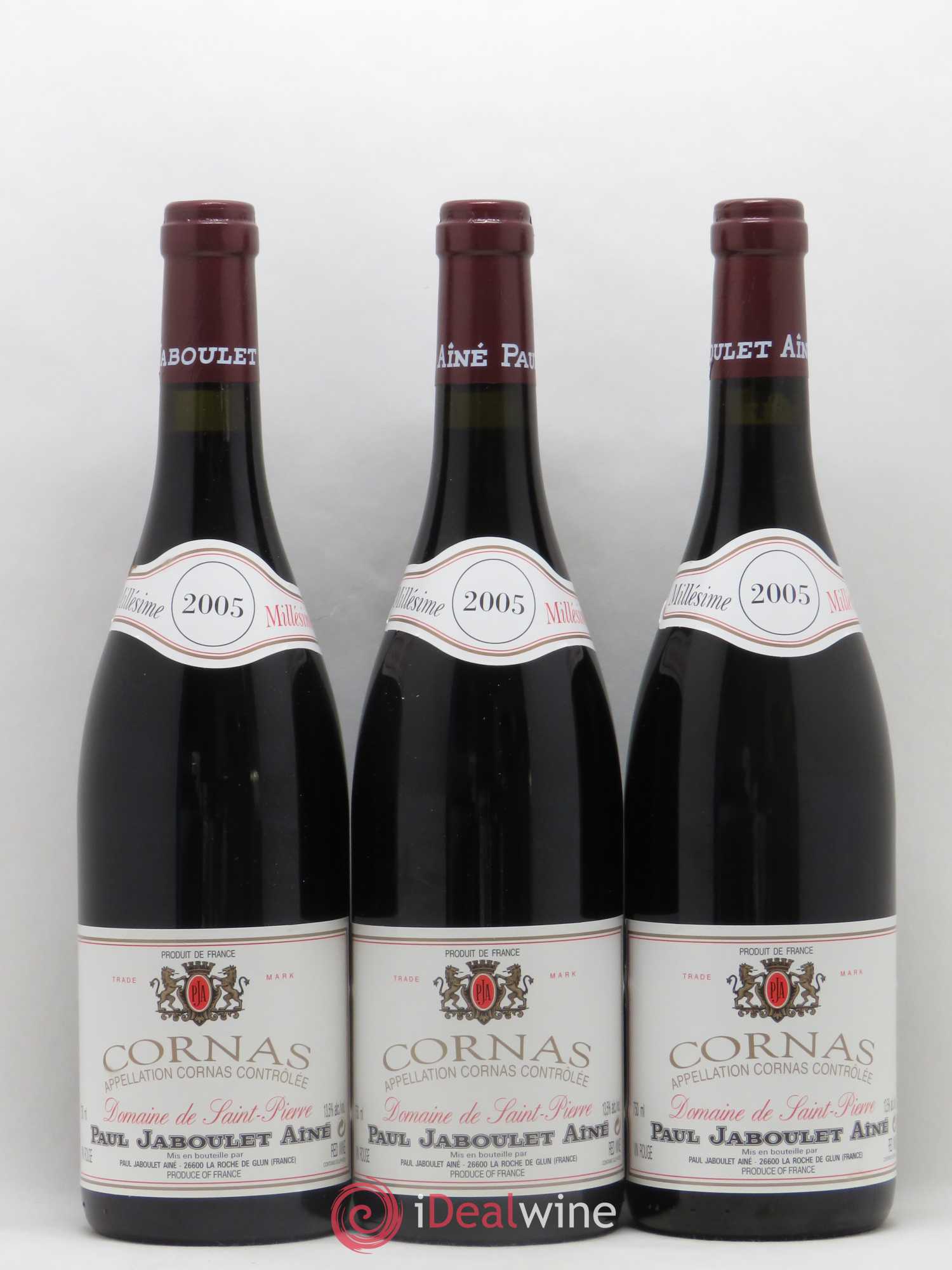 Cornas Domaine de Saint-Pierre Paul Jaboulet Ainé 2005 - Lot de 6 bouteilles - 2