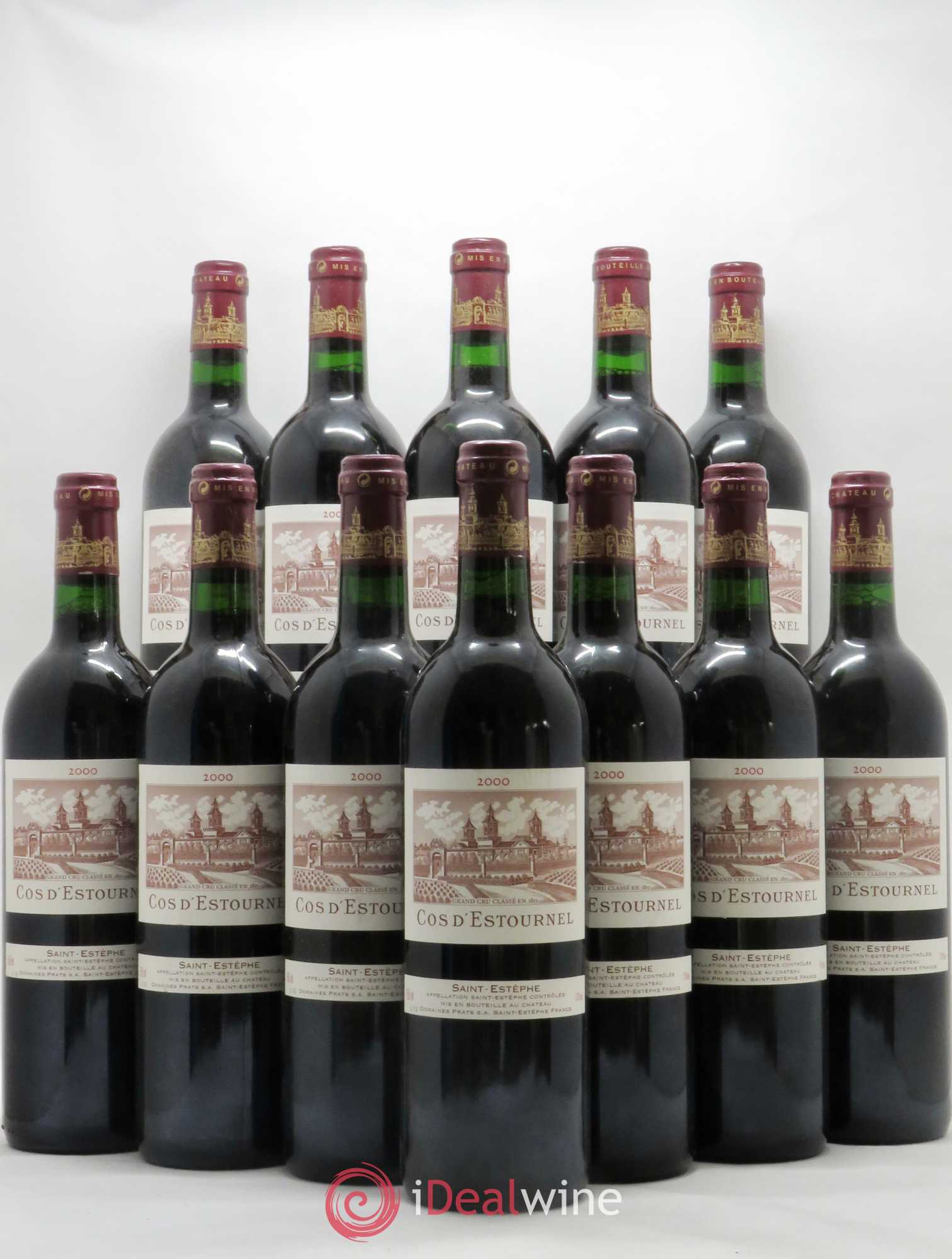 Cos d'Estournel 2ème Grand Cru Classé 2000 - Lot de 12 bouteilles - 0