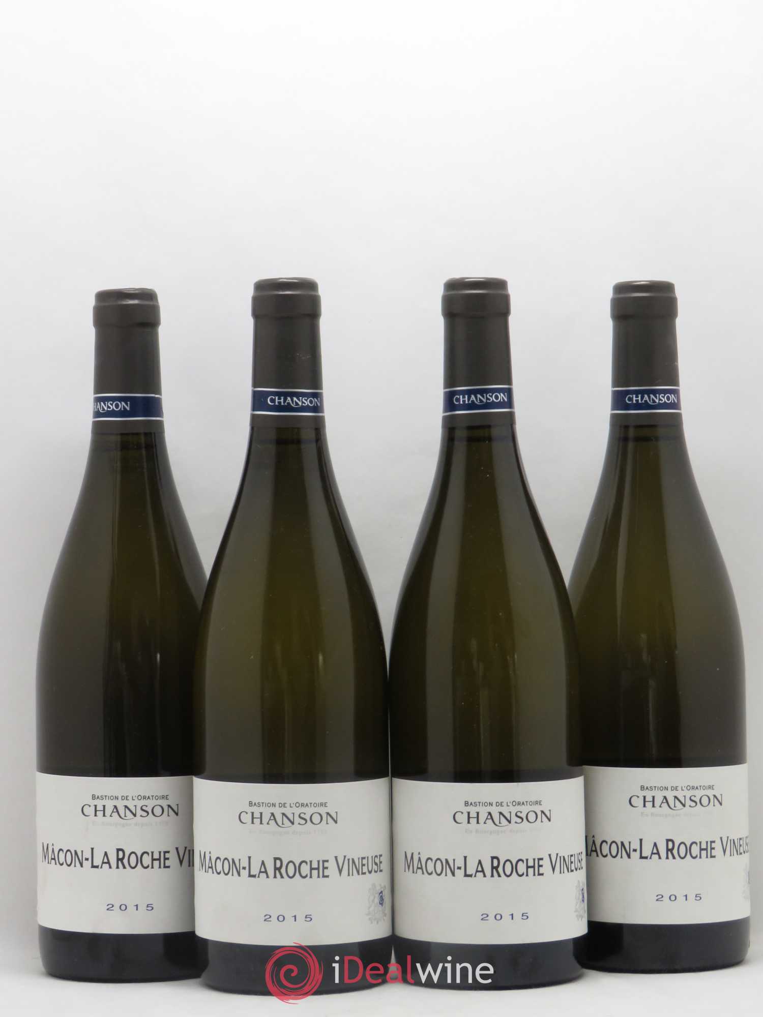 Mâcon La Roche Vineuse Chanson 2015 - Posten von 4 Flaschen - 0