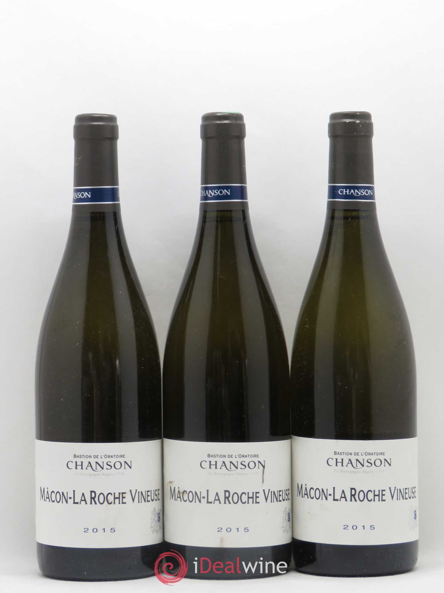 Mâcon La Roche Vineuse Chanson 2015 - Lot de 3 bouteilles - 0