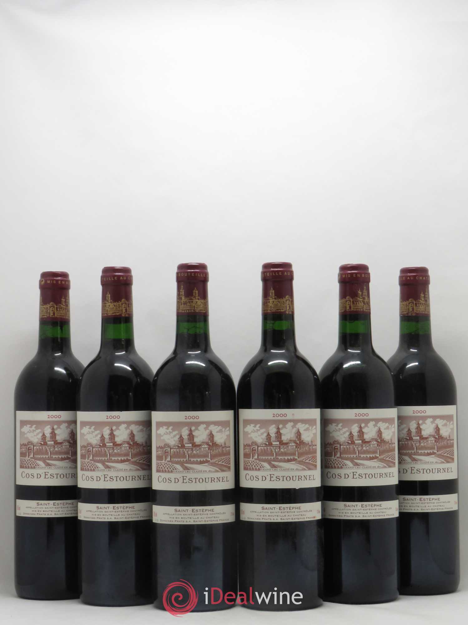 Cos d'Estournel 2ème Grand Cru Classé 2000 - Lot de 6 bouteilles - 0