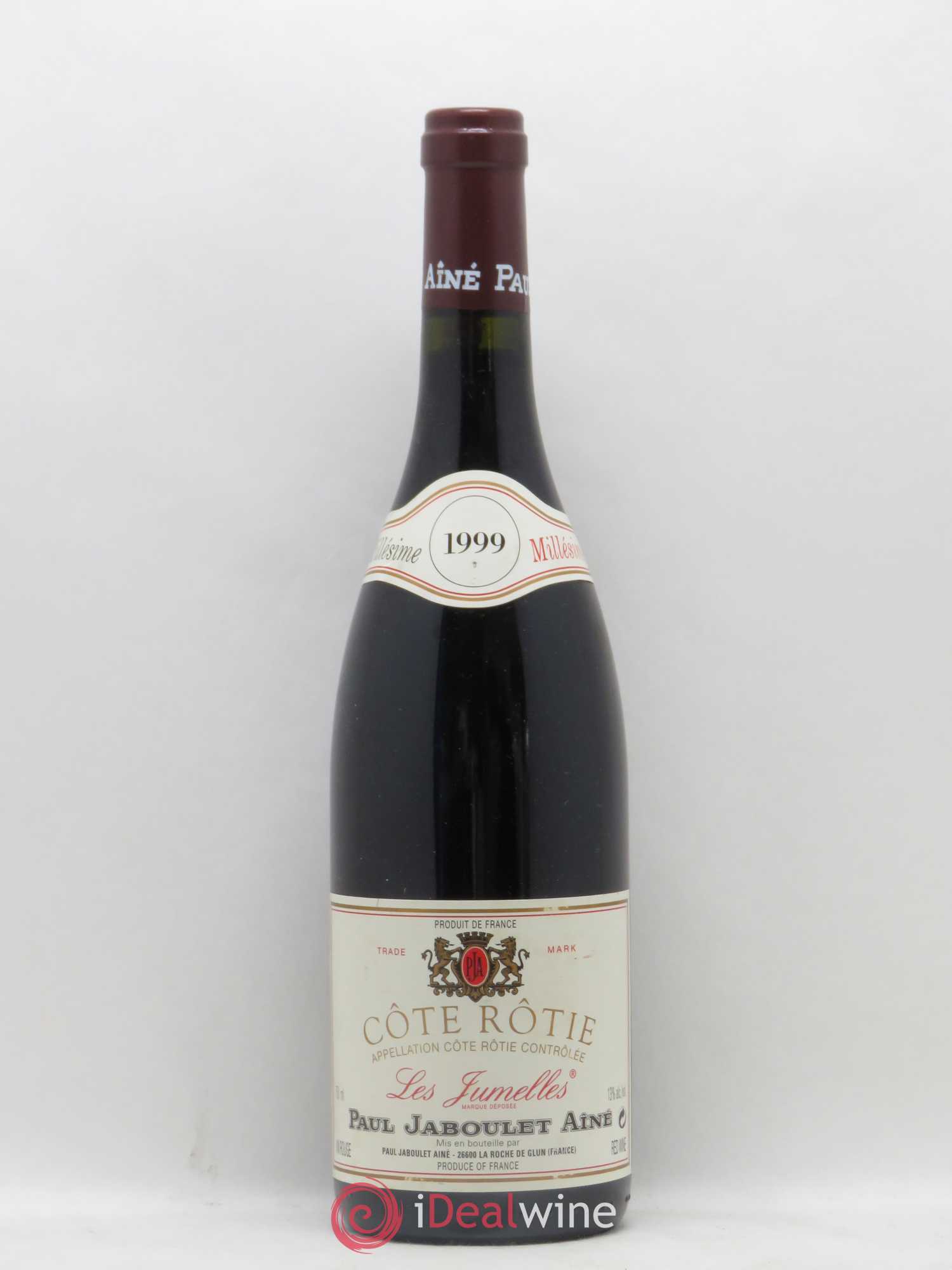 Côte-Rôtie Les Jumelles Paul Jaboulet Ainé 1999 - Lot de 1 bouteille - 0