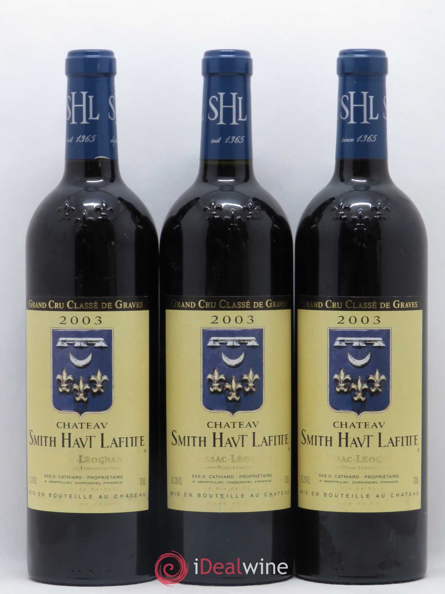 Château Smith Haut Lafitte Cru Classé de Graves 2003 - Lot de 12 bouteilles - 2