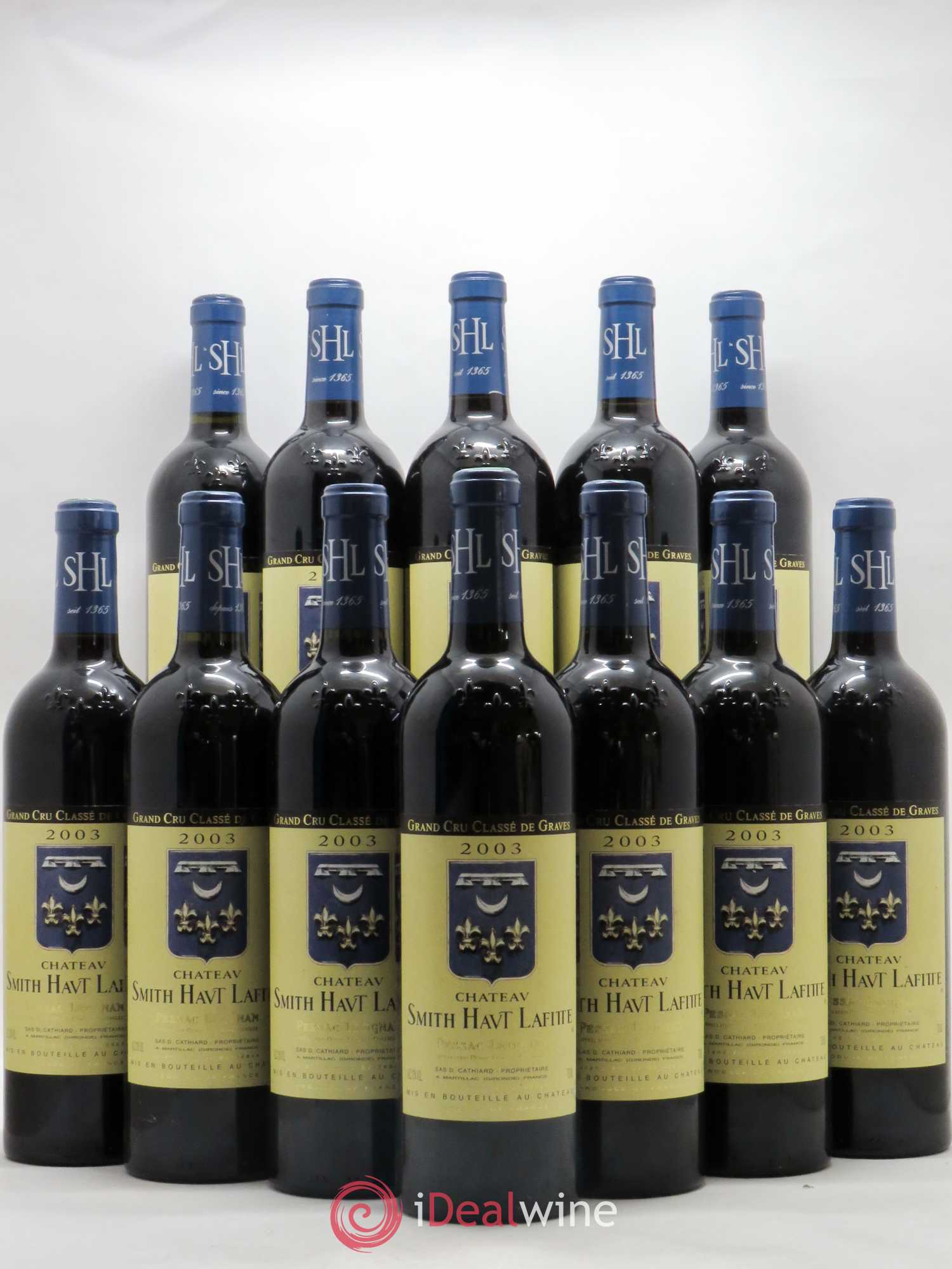 Château Smith Haut Lafitte Cru Classé de Graves 2003 - Lot de 12 bouteilles - 0
