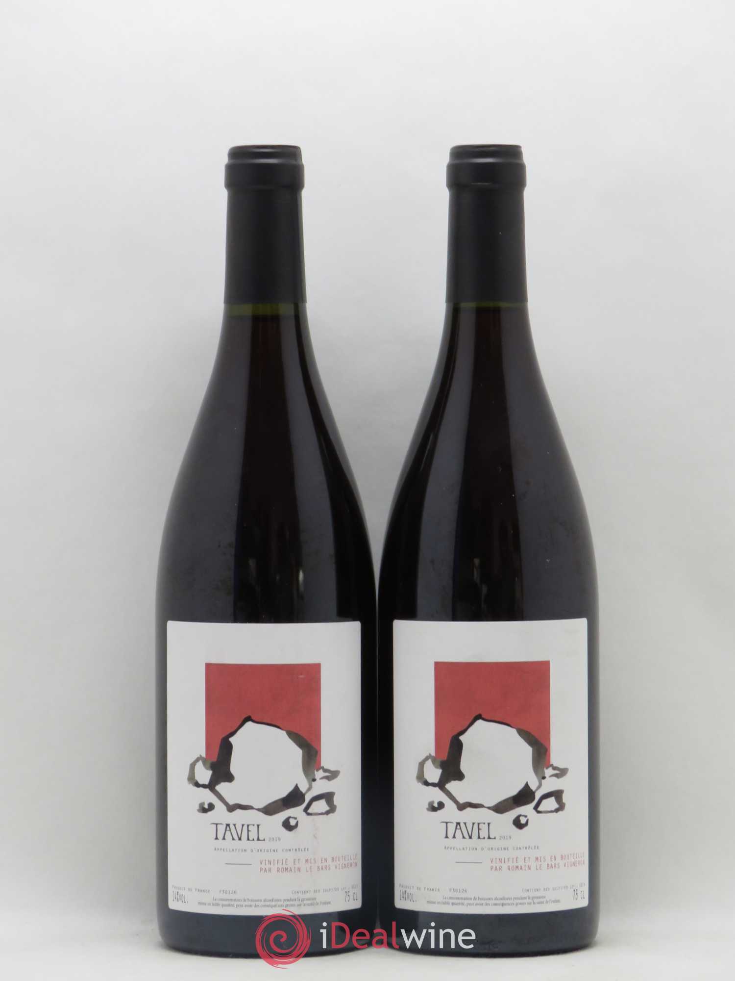 Tavel Romain Le Bars 2019 - Lot de 2 bouteilles - 0