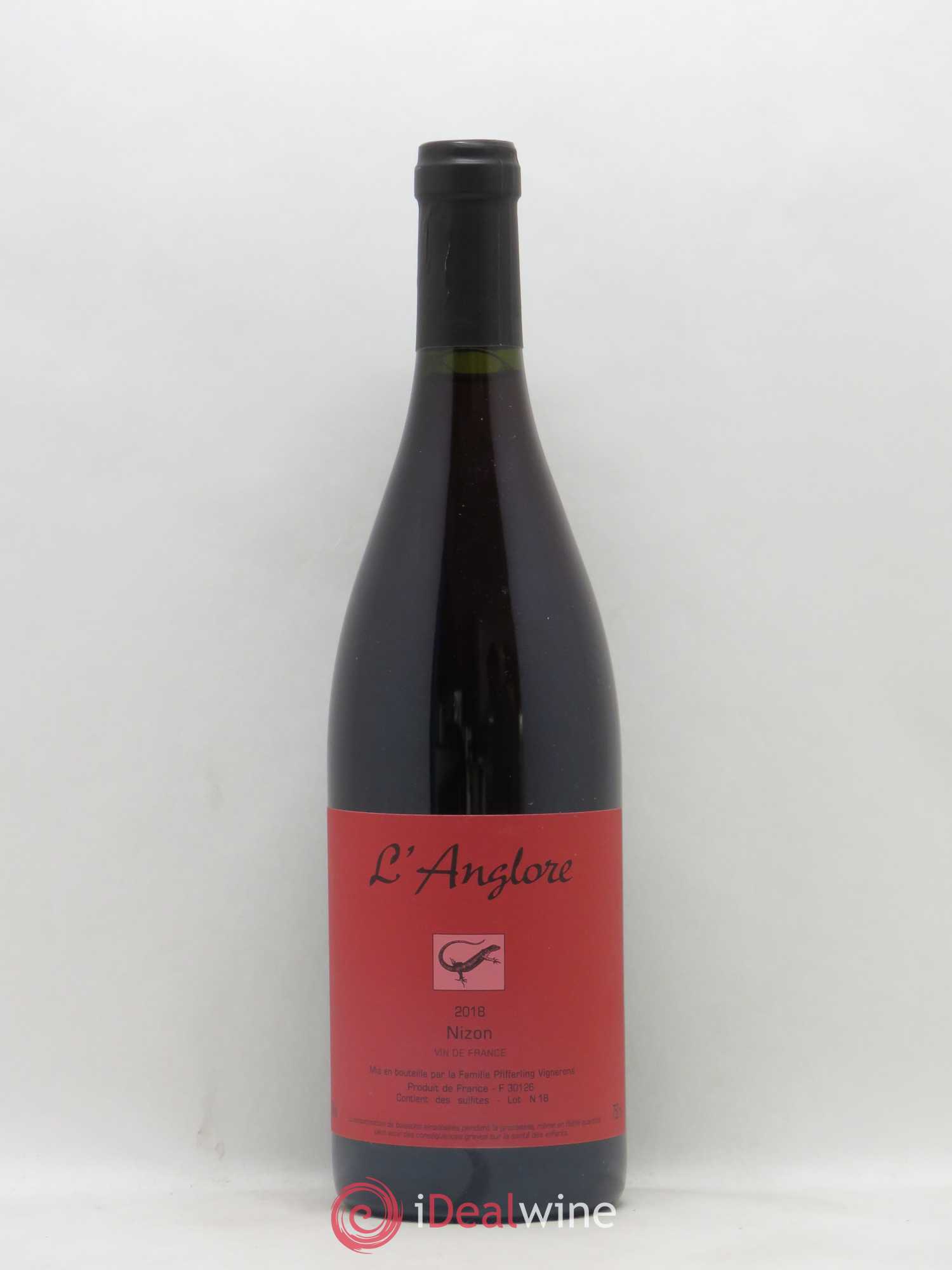 Vin de France Nizon L'Anglore 2018 - Lot de 1 bouteille - 0