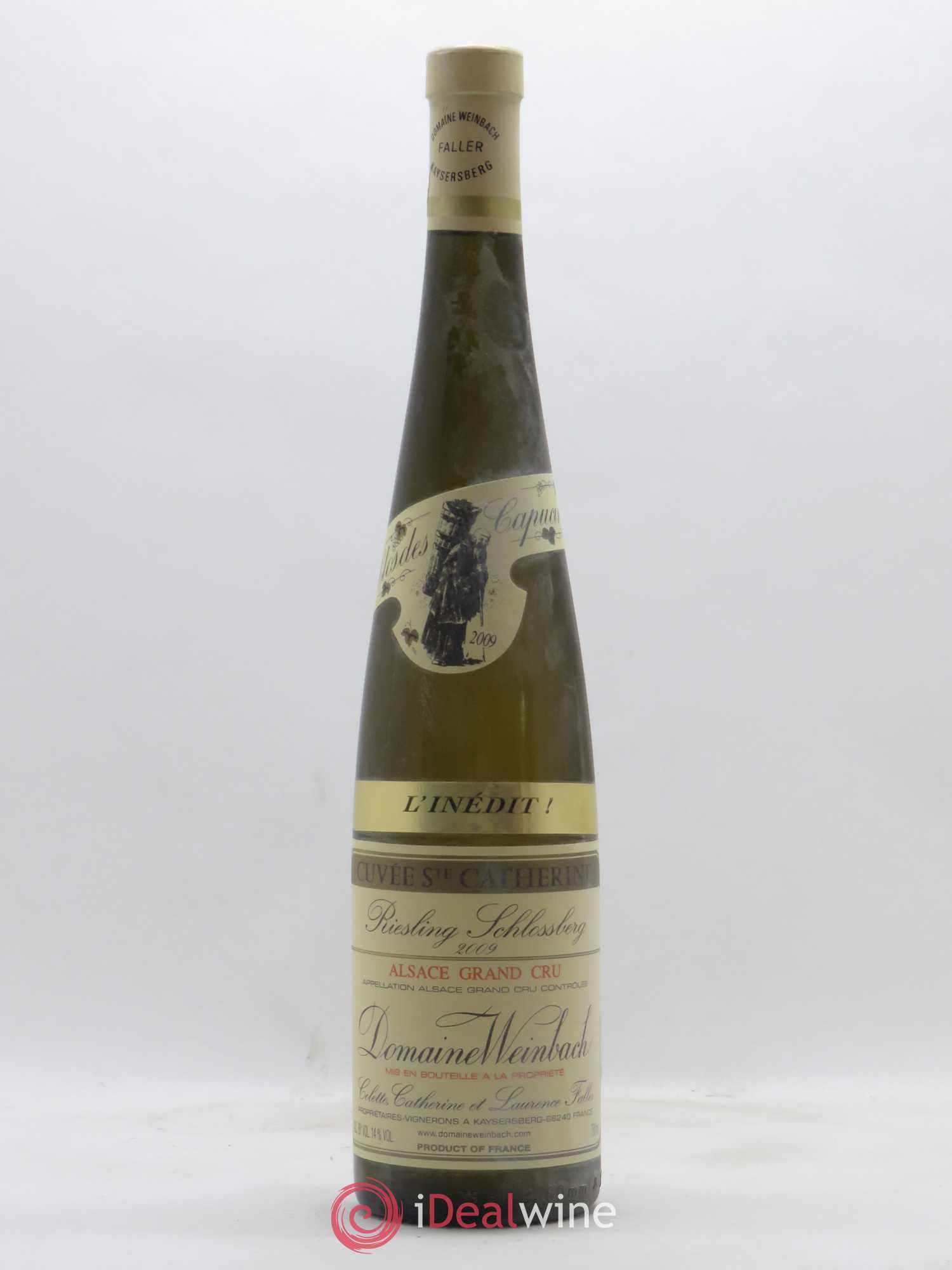 Alsace Riesling Grand Cru Schlossberg Cuvée Sainte Catherine l'Inédit Weinbach (Domaine) 2009 - Lot de 1 bouteille - 0