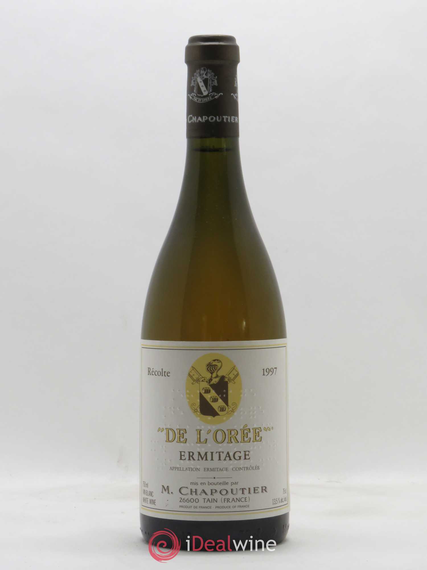 Hermitage Ermitage de l'Orée Chapoutier 1997 - Lot de 1 bouteille - 0