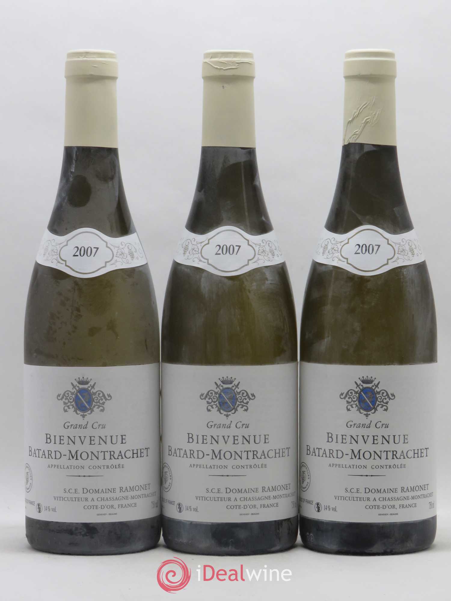 Bienvenues-Bâtard-Montrachet Grand Cru Ramonet (Domaine) 2007 - Lot de 3 bouteilles - 0