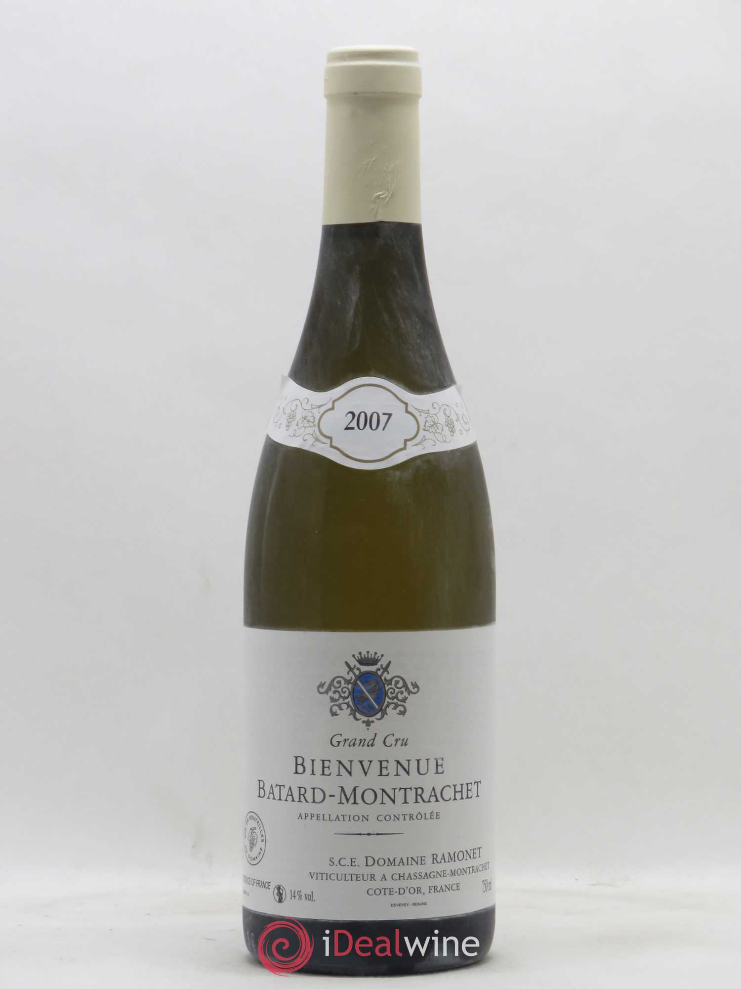 Bienvenues-Bâtard-Montrachet Grand Cru Ramonet (Domaine) 2007 - Lot de 1 bouteille - 0