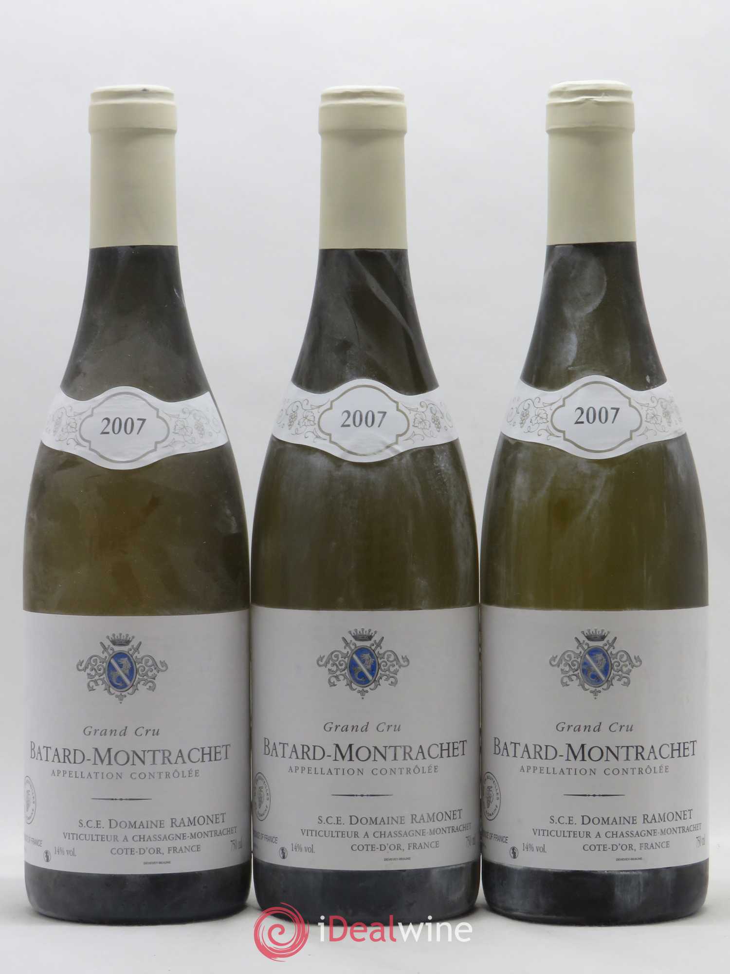 Bâtard-Montrachet Grand Cru Ramonet (Domaine) 2007 - Lot de 3 bouteilles - 0