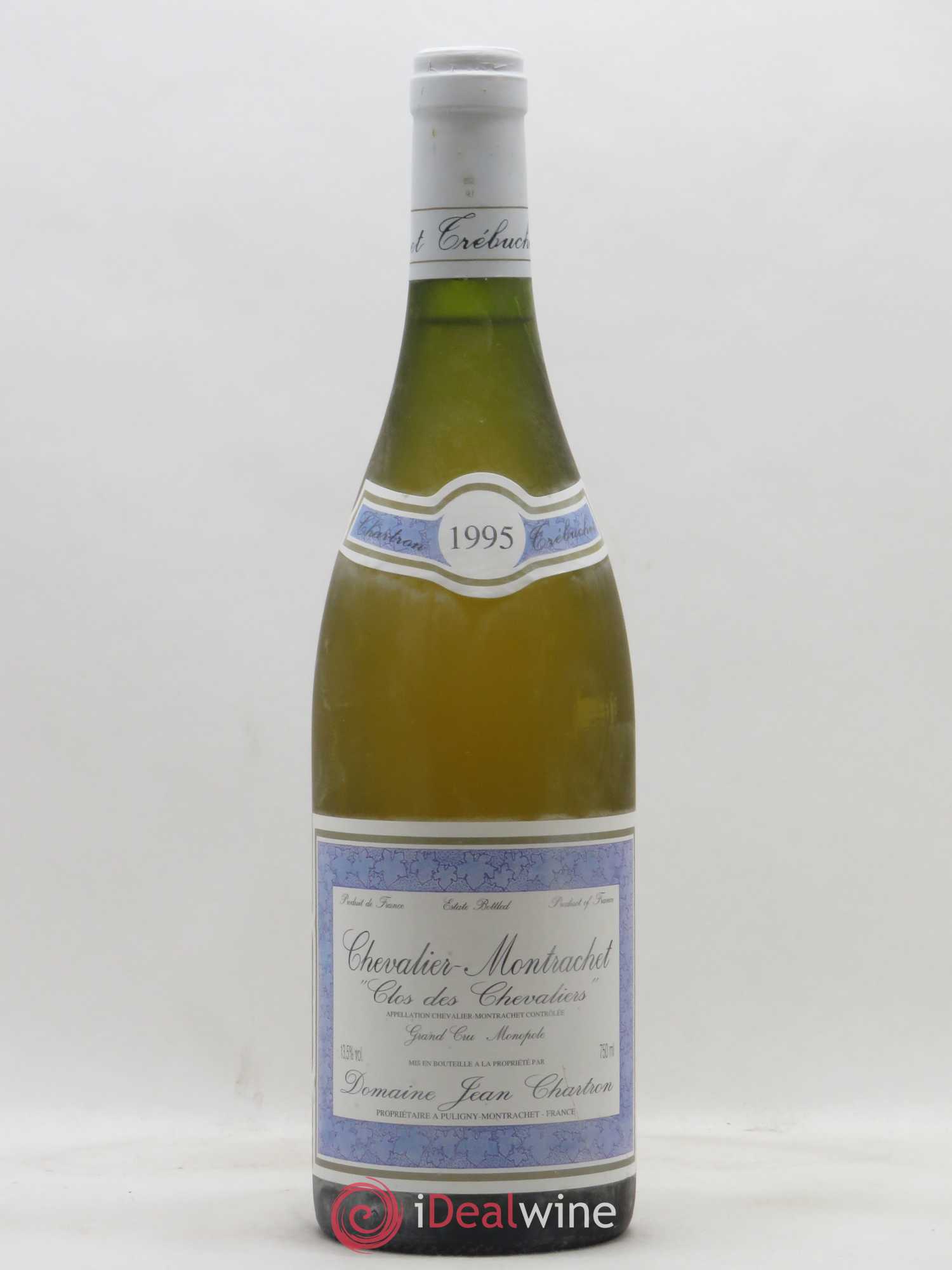 Chevalier-Montrachet Grand Cru Clos des Chevaliers Jean Chartron (Domaine) 1995 - Lot de 1 bouteille - 0